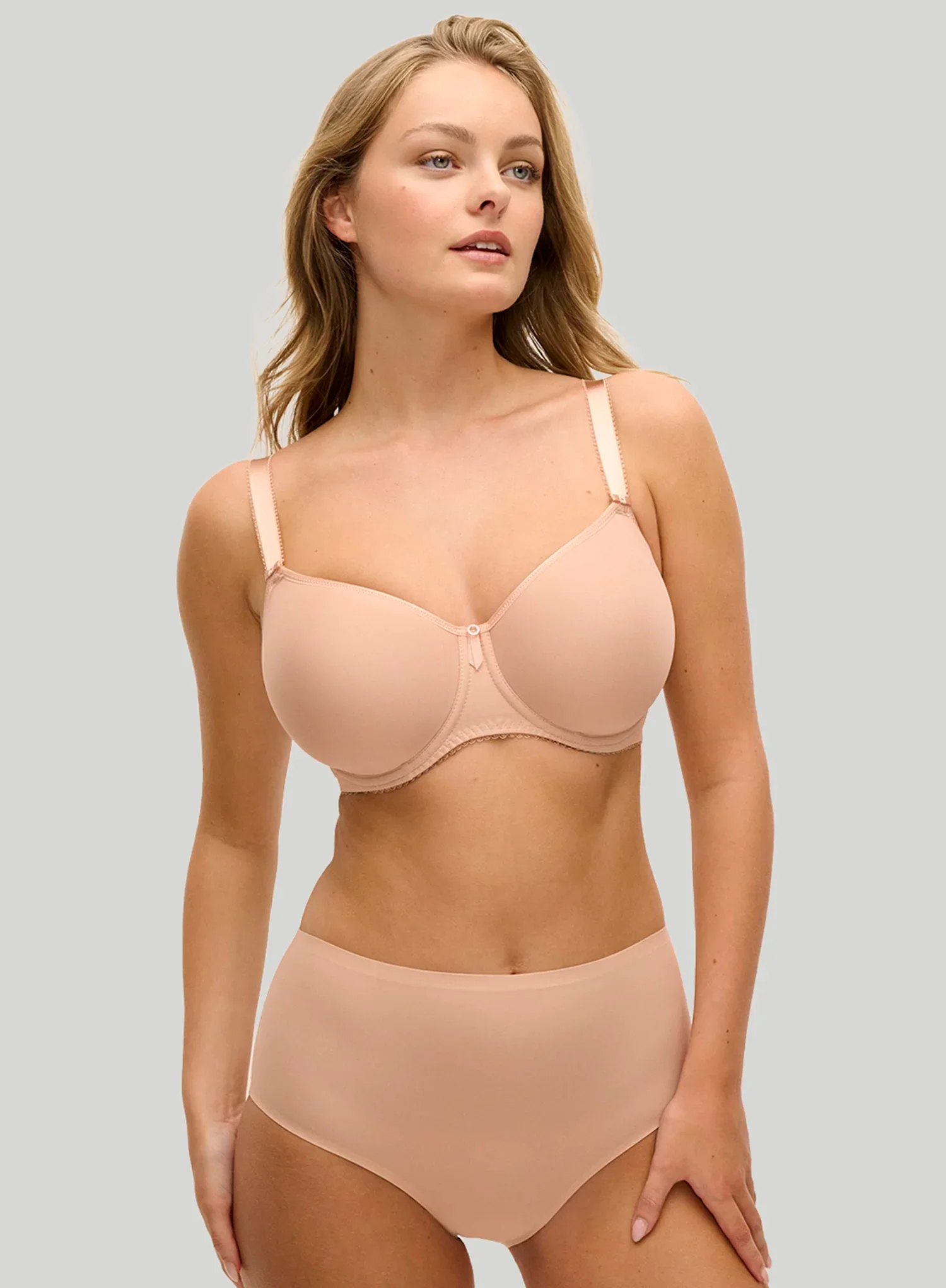 Fantasie: Rebecca Essentials Underwired Moulded Spacer Bra Natural Beige - Image 2