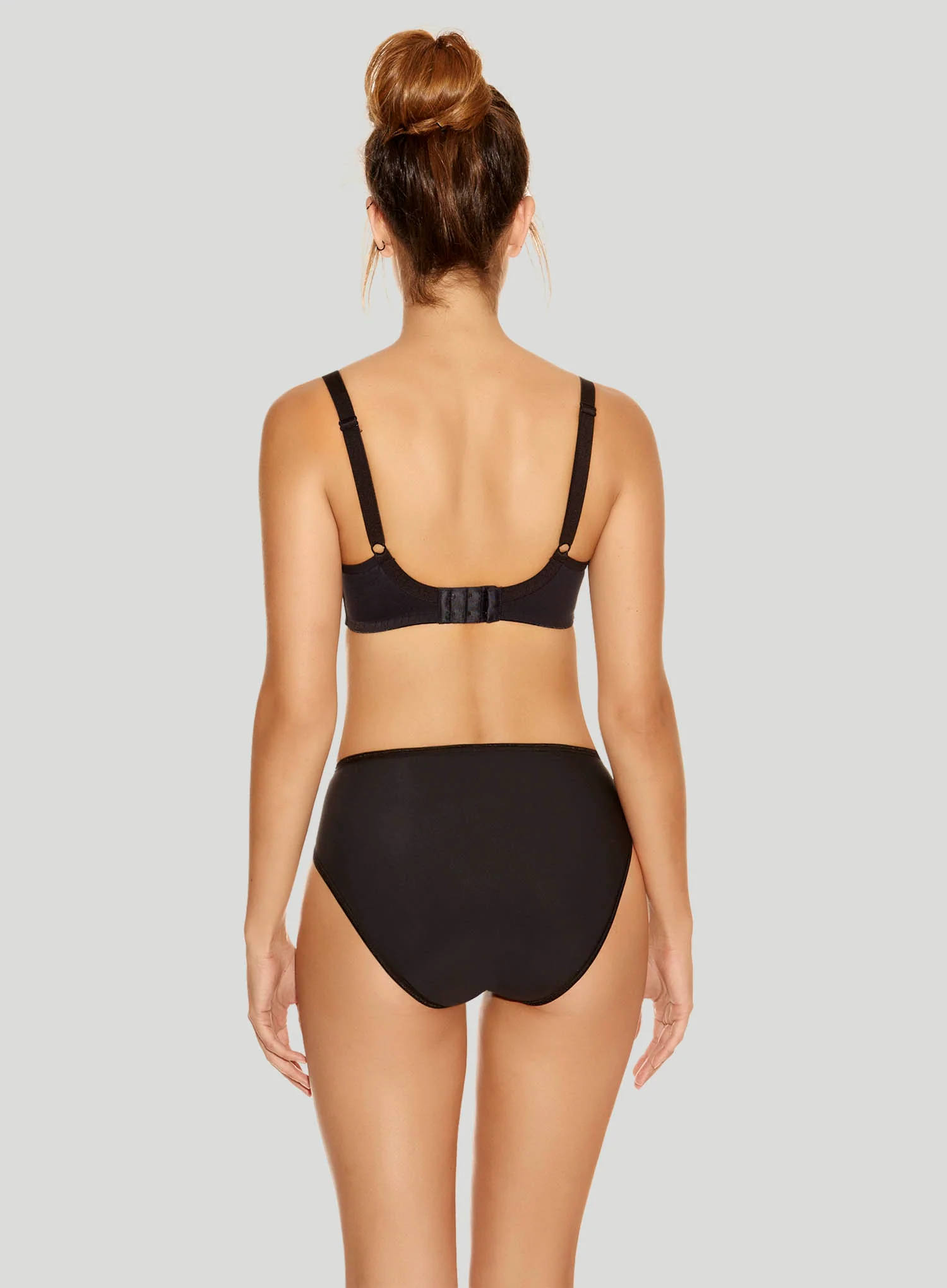 Fantasie: Smoothing Moulded T Shirt Bra Black - Image 3