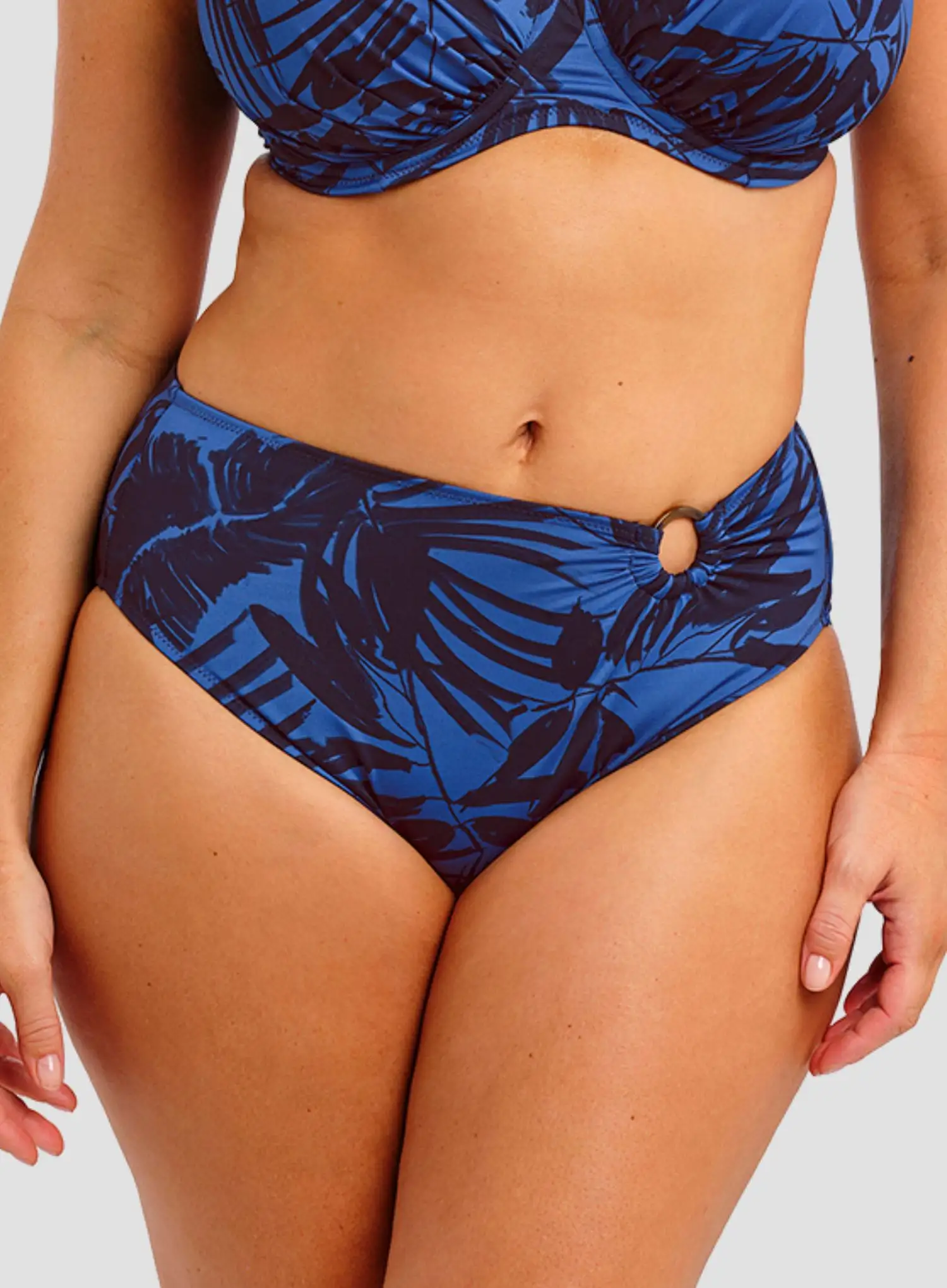 Fantasie Swimwear: Malabar Coast High Waist Bikini Brief Midnight - Image 4