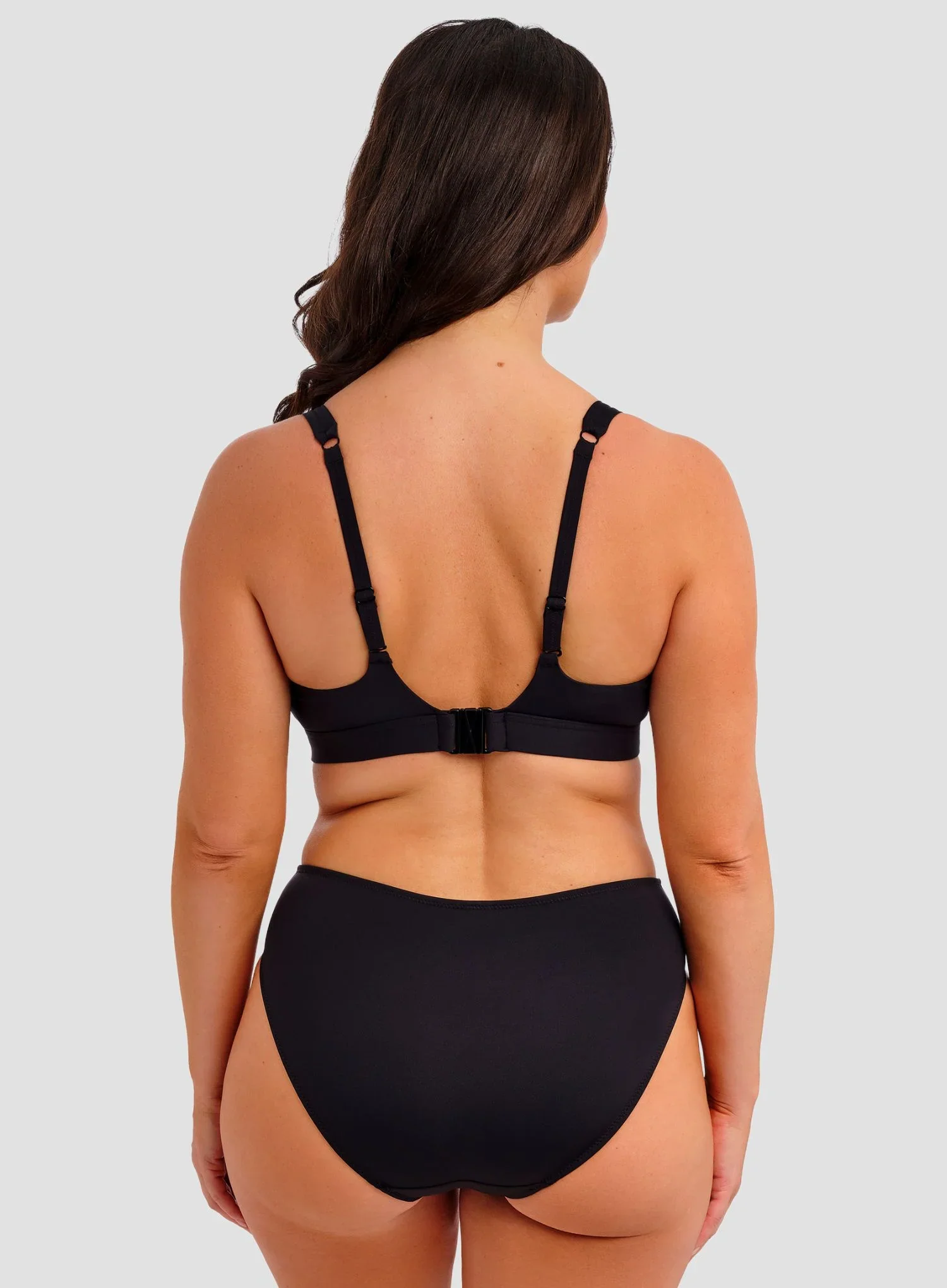 Fantasie Swimwear: Merissa Mid Rise Bikini Brief Black - Image 3