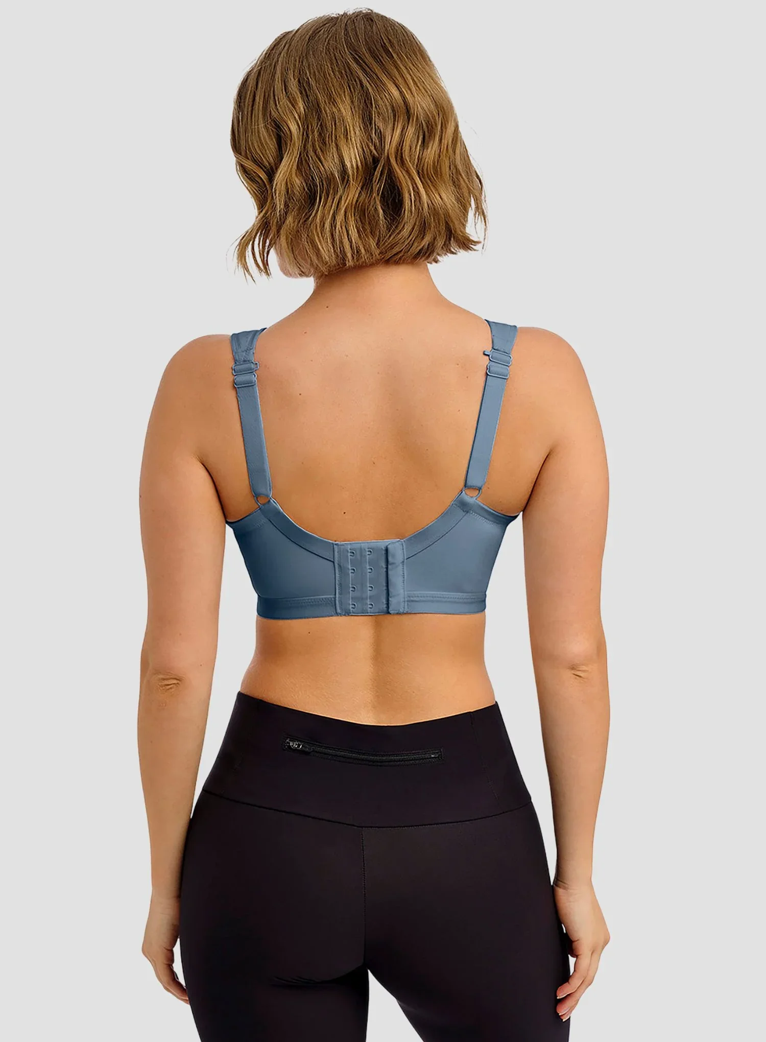 Freya Active: Dynamic Wirefree Sports Bra Steel Blue - Image 2