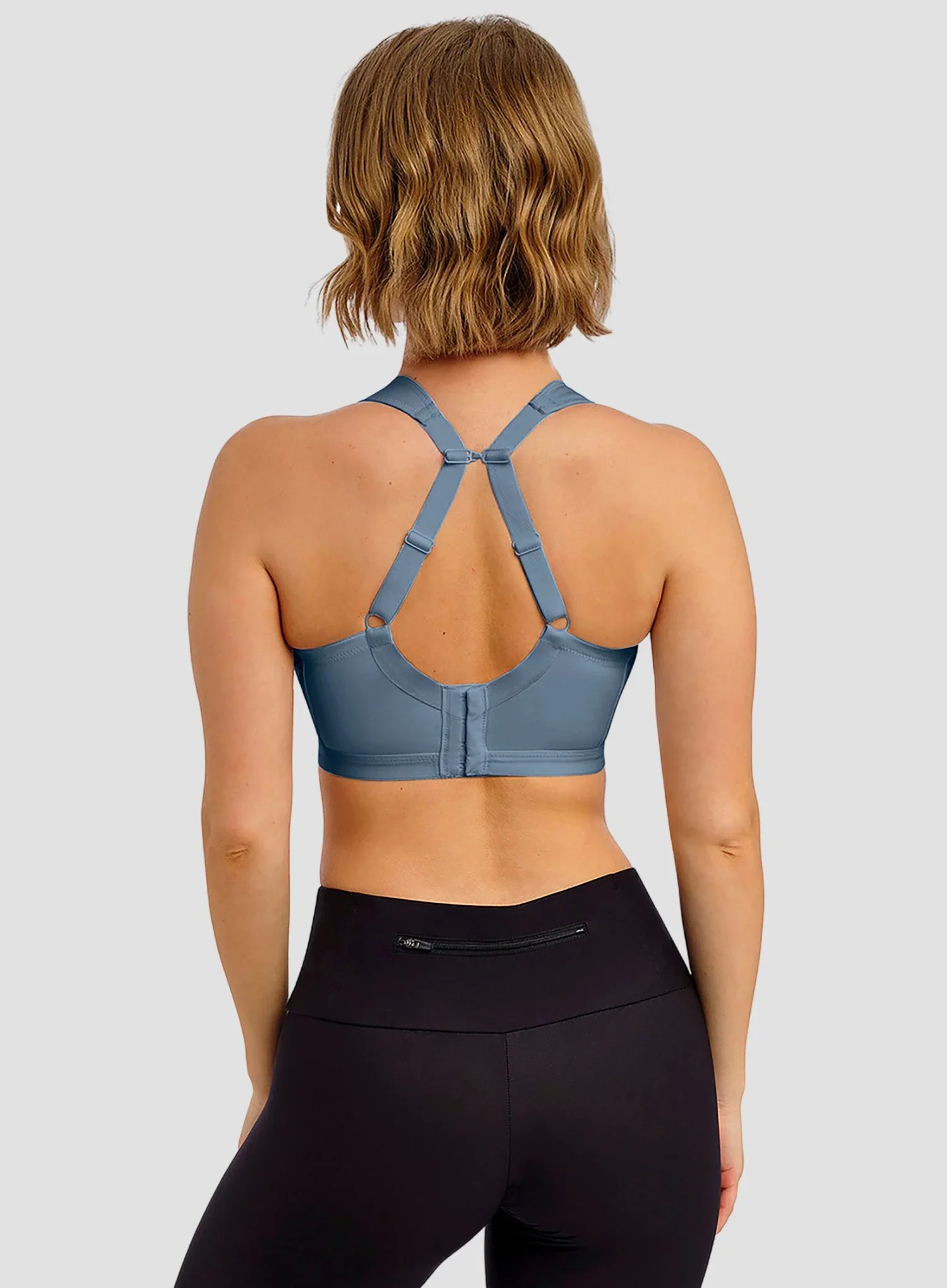 Freya Active: Dynamic Wirefree Sports Bra Steel Blue - Image 3