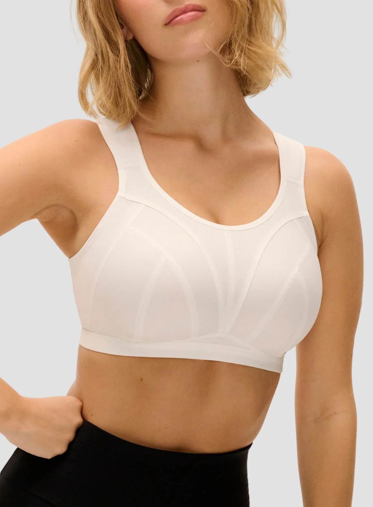 Freya Active: Dynamic Wirefree Sports Bra White - Image 5