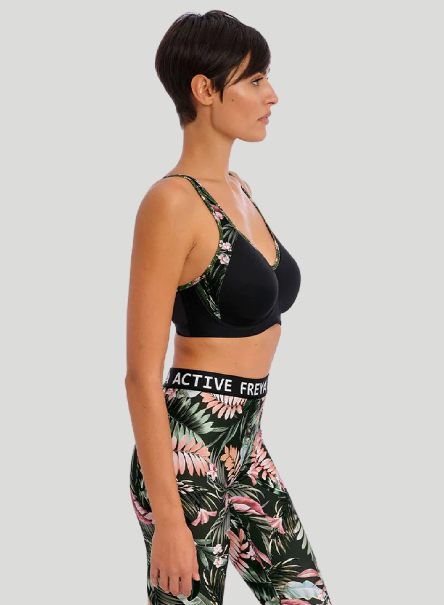 Freya Active: Sonic Spacer Bra Jungle Black - Image 2