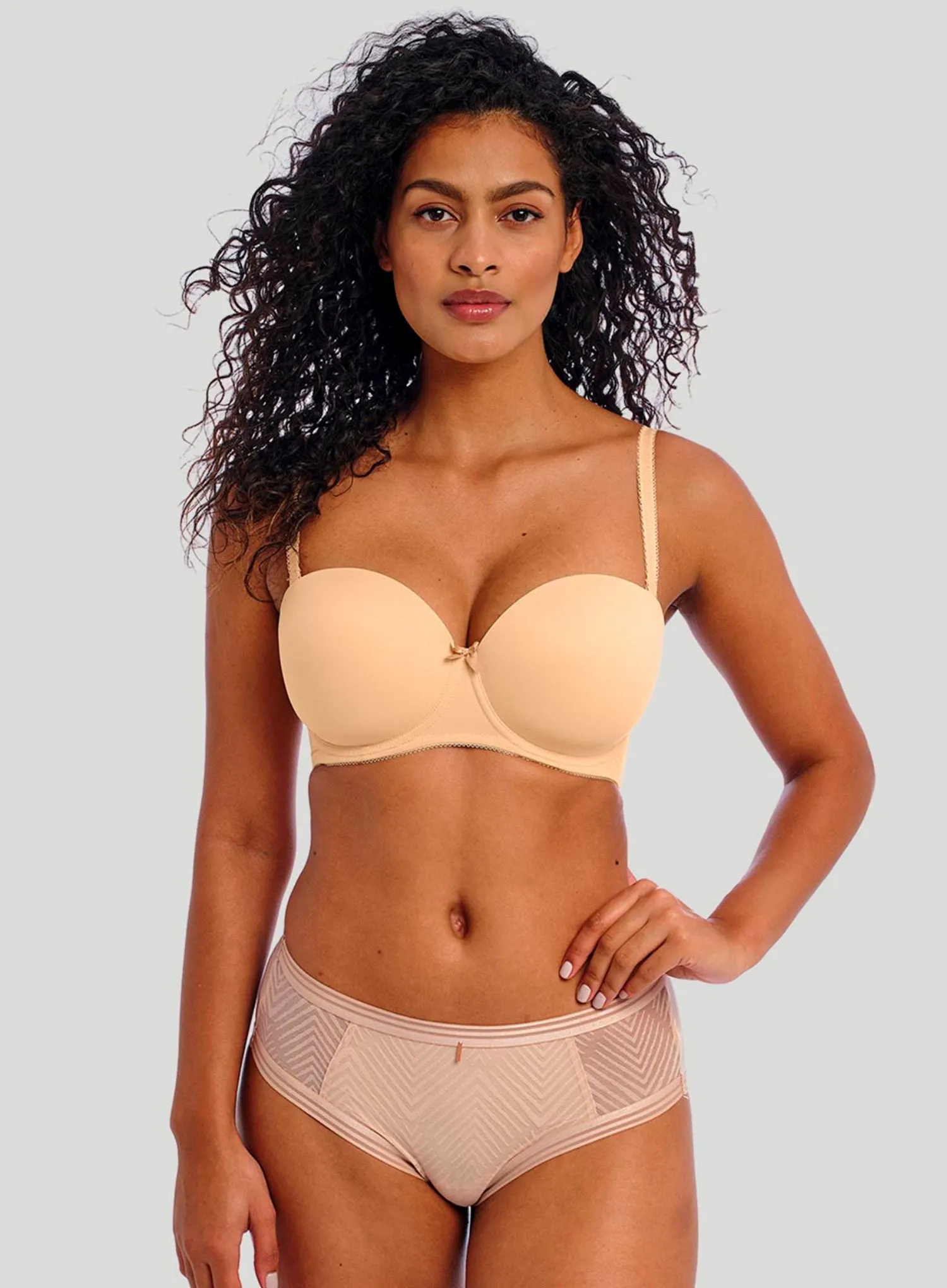 Freya: Deco Moulded Strapless Nude - Image 2