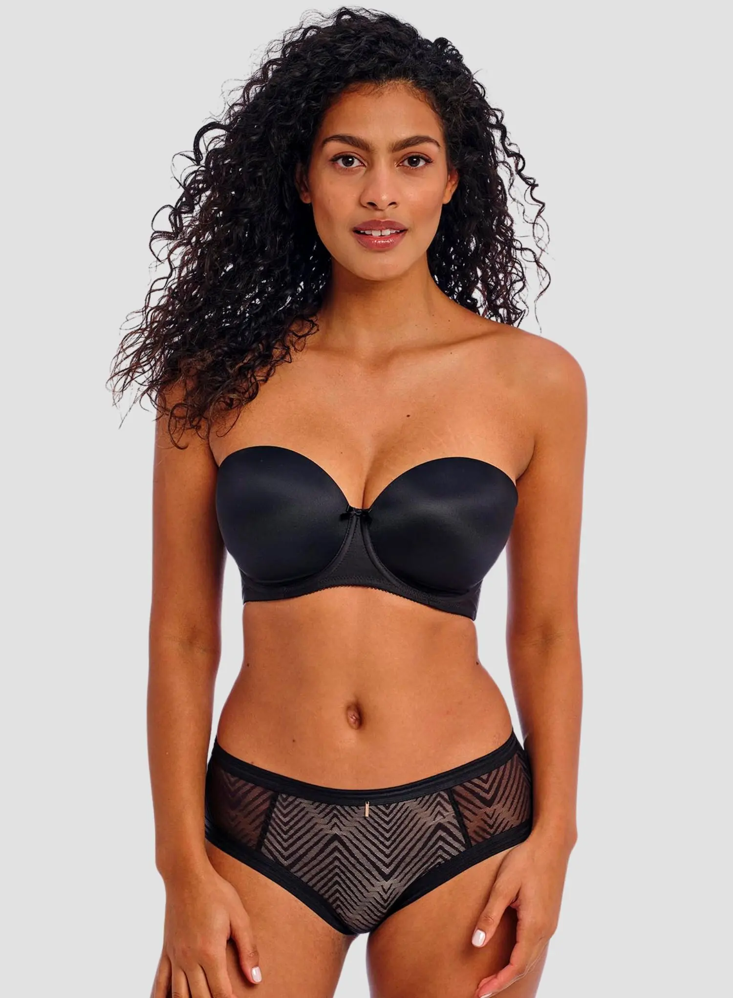 Freya: Deco Moulded Strapless Black