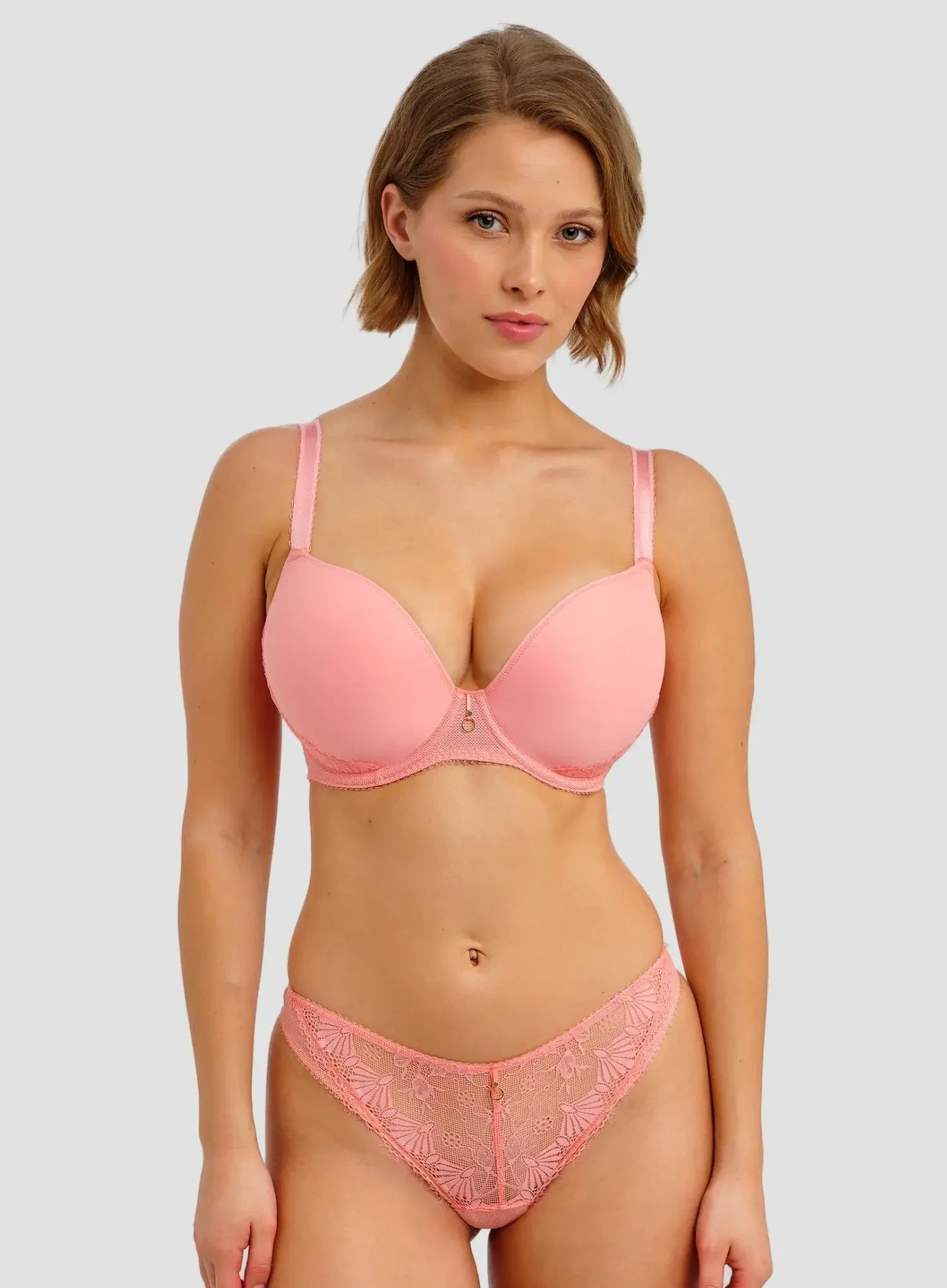 Freya: Fascinate Thong Peach - Image 2