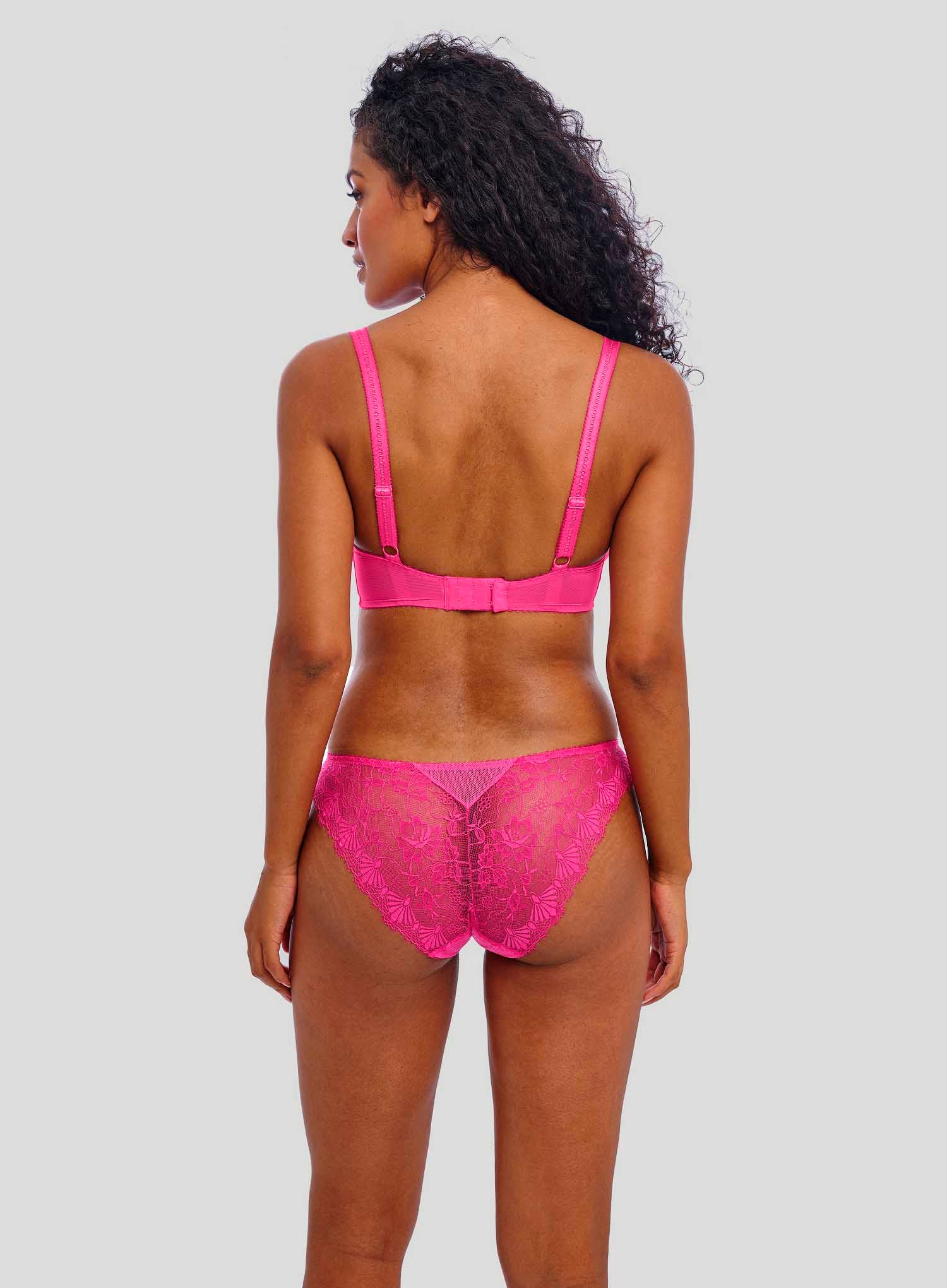 Freya: Fascinate Underwired Balconette Bra Hot Pink - Image 3