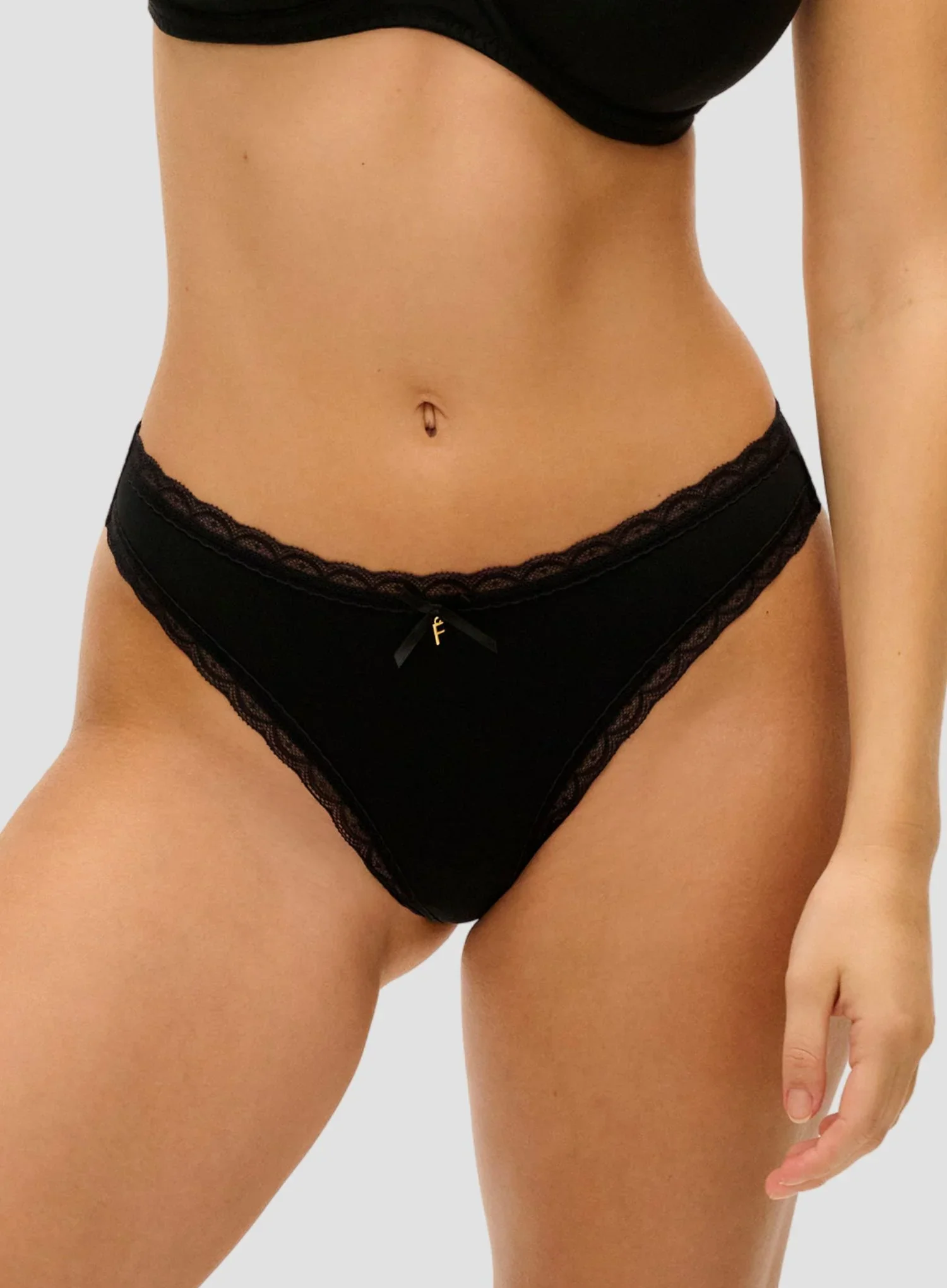 Freya: Freya Flirt Thong Black - Image 3