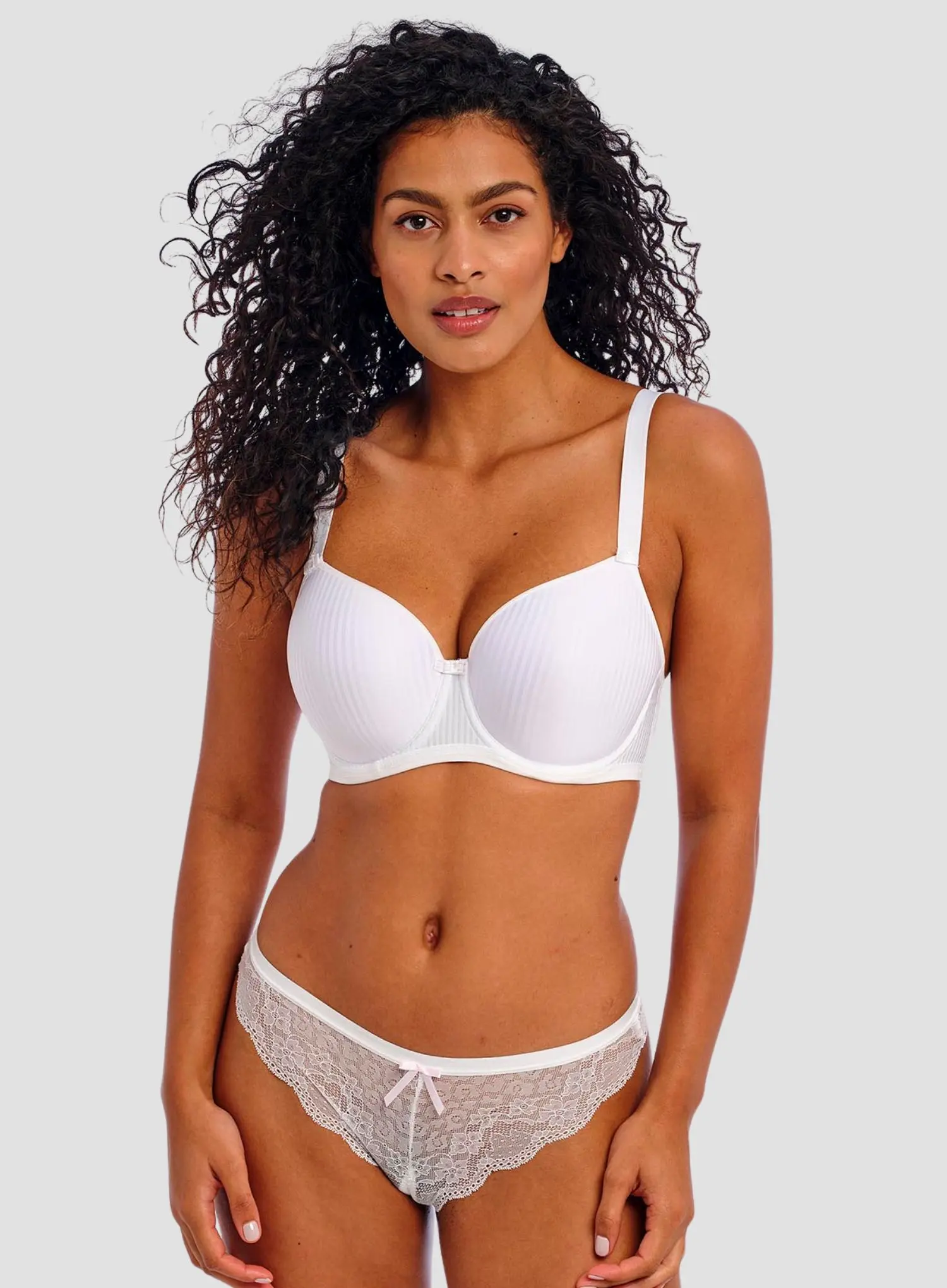 Freya: Idol Underwire Moulded Balcony Bra White - Image 2