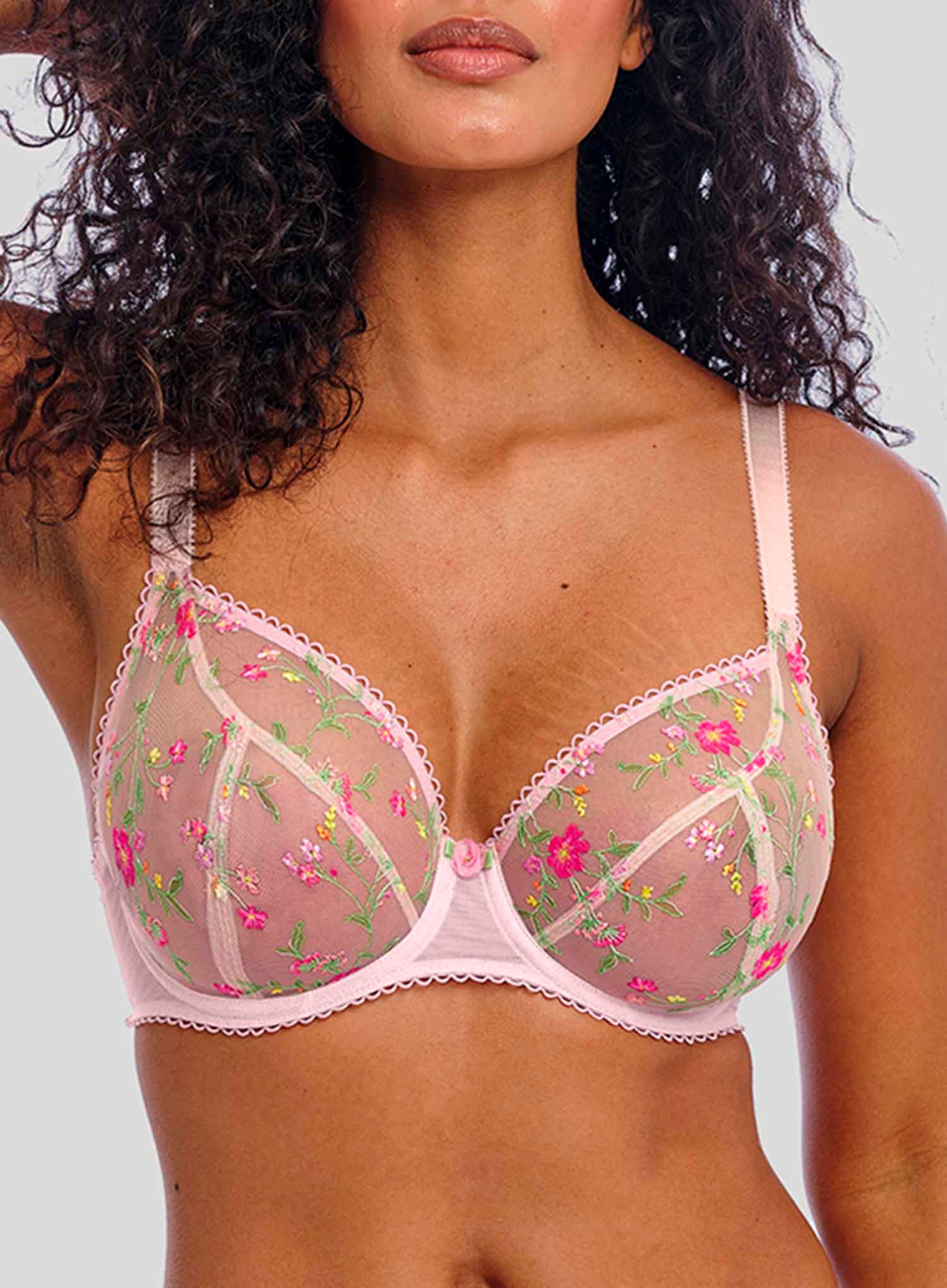 Freya: Love Crush Underwired Plunge Bra Pink Champagne - Image 5