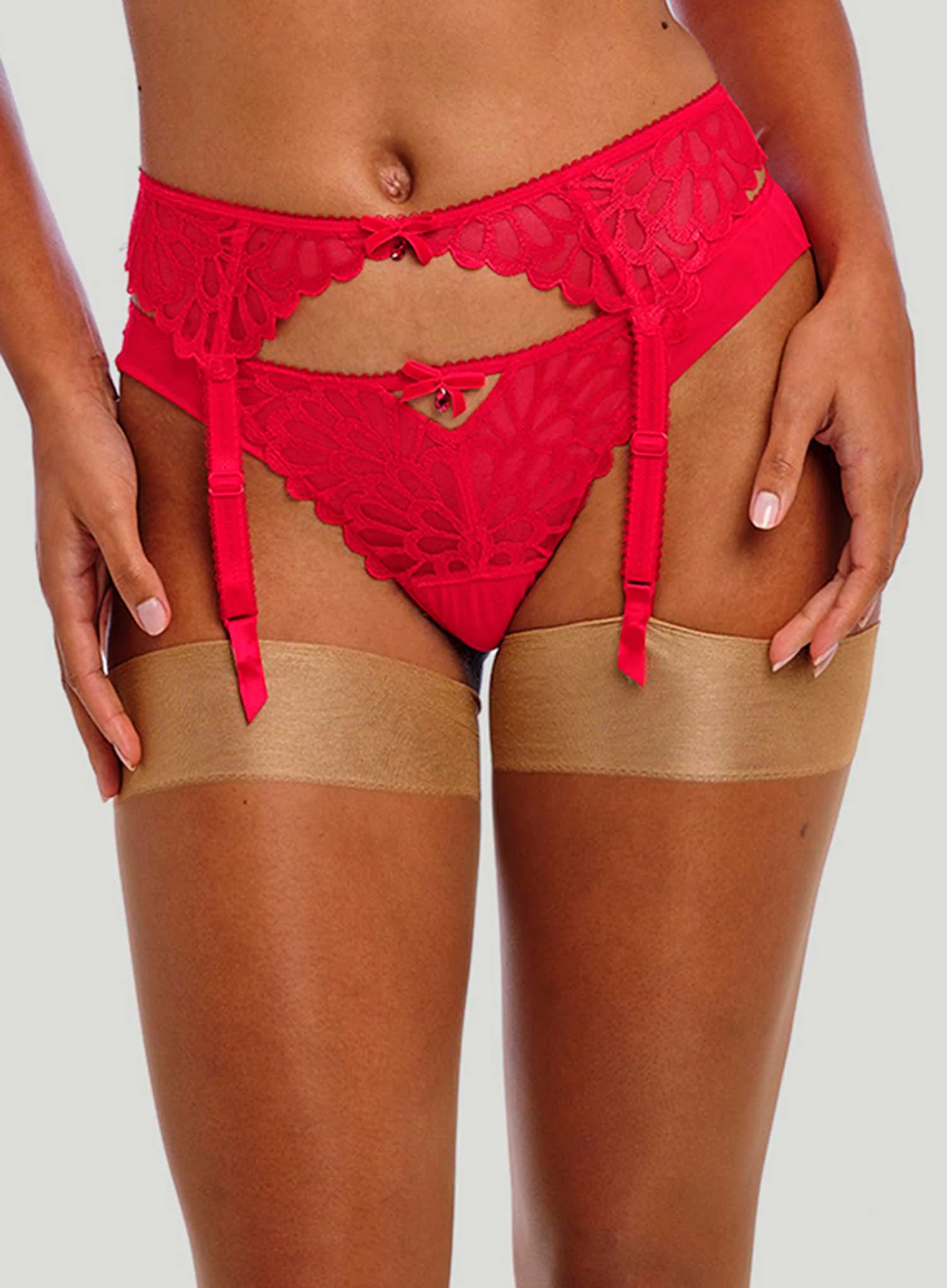Freya: Loveland Suspender Bombshell Chilli Red - Image 5