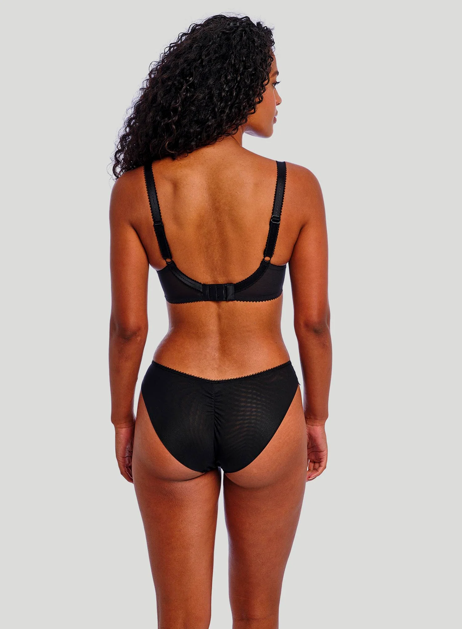 Freya: Loveland Underwired Plunge Bra Bombshell Black - Image 3
