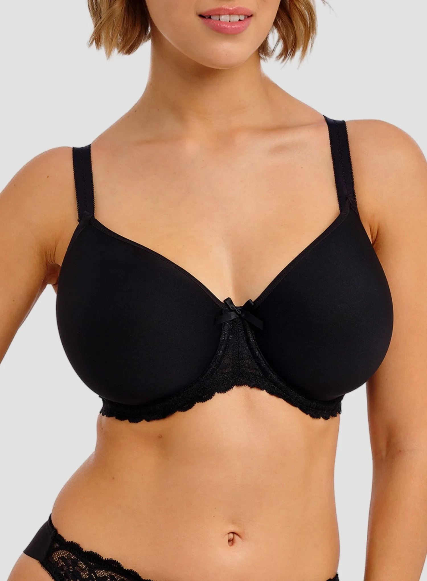 Freya: Quinn Underwired Moulded Spacer Bra Black - Image 5