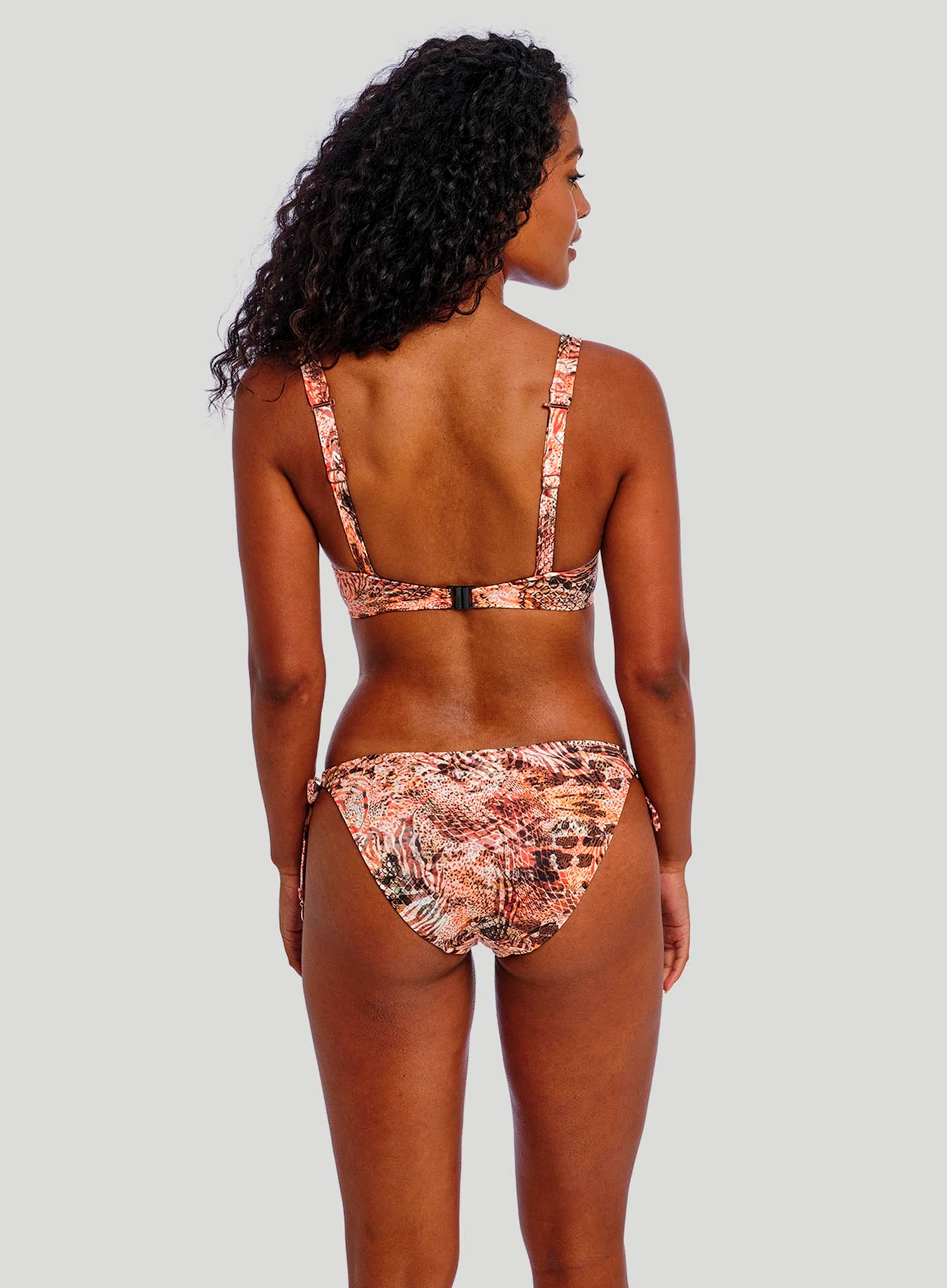 Freya Swimwear: Desert Cat Underwired High Apex Bikini Top Sunset - Image 3