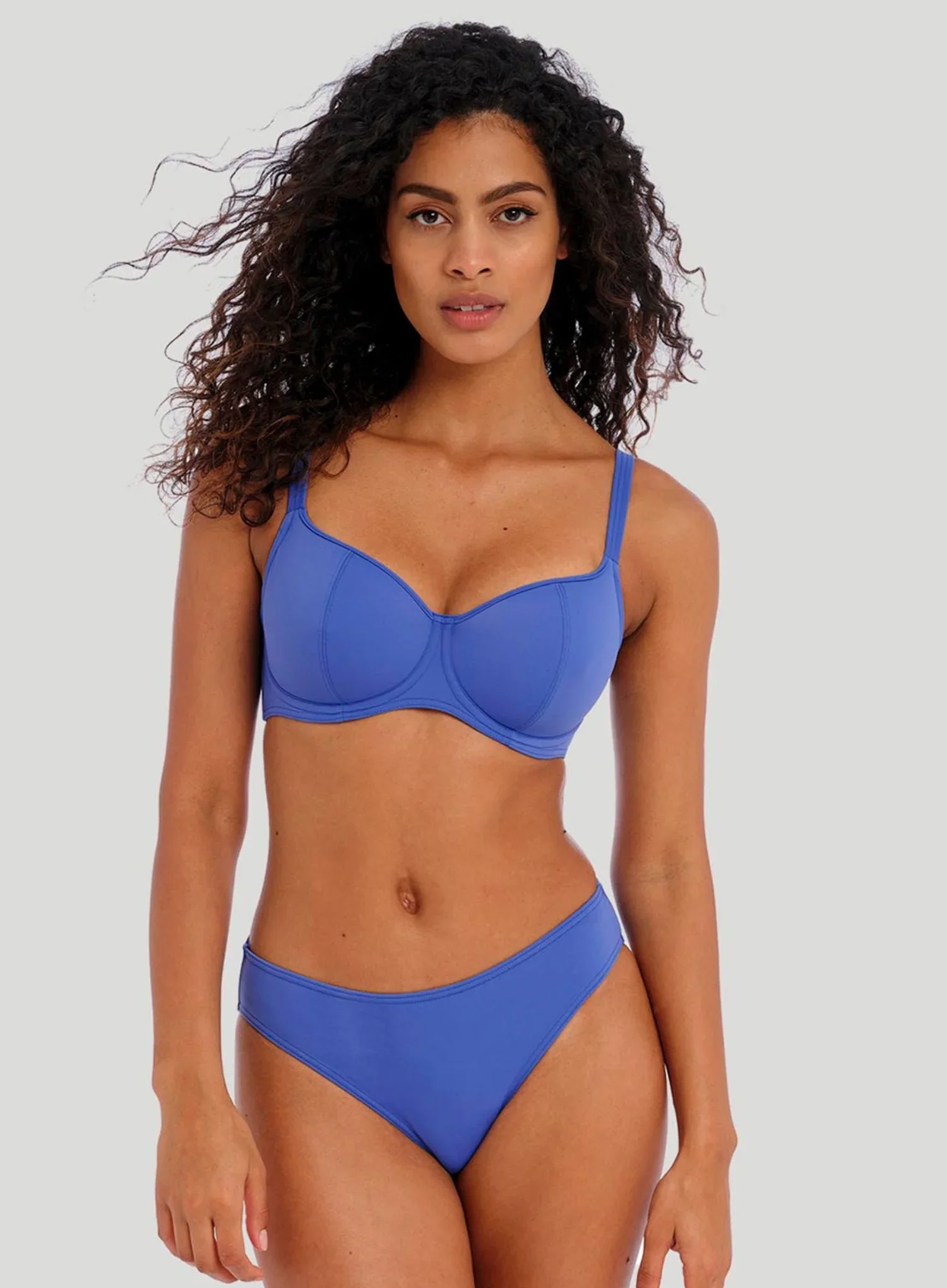Freya Swimwear: Jewel Cove Bikini Brief Plain Azure