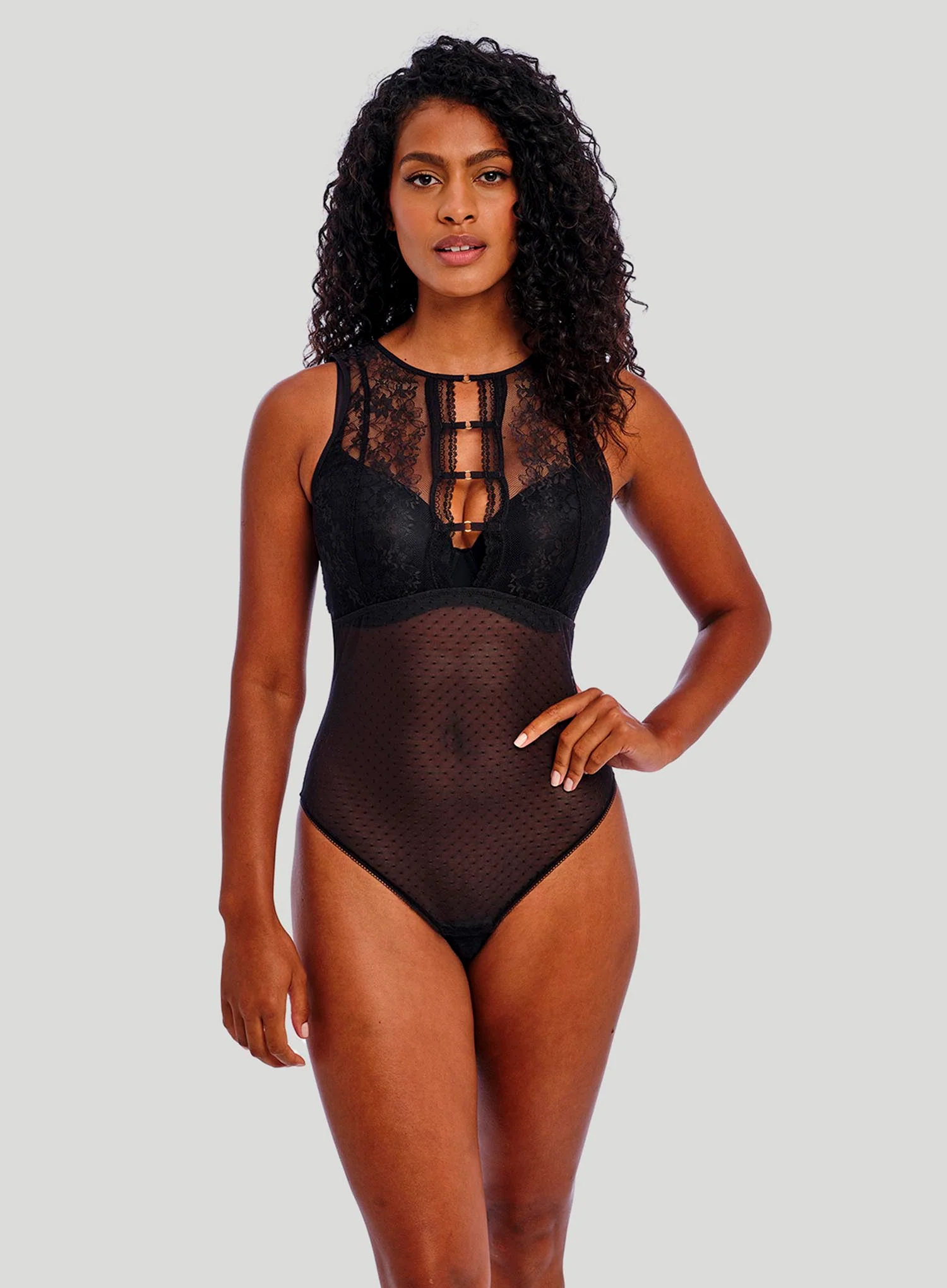 Freya: Sydnie Bodysuit Black - Image 2
