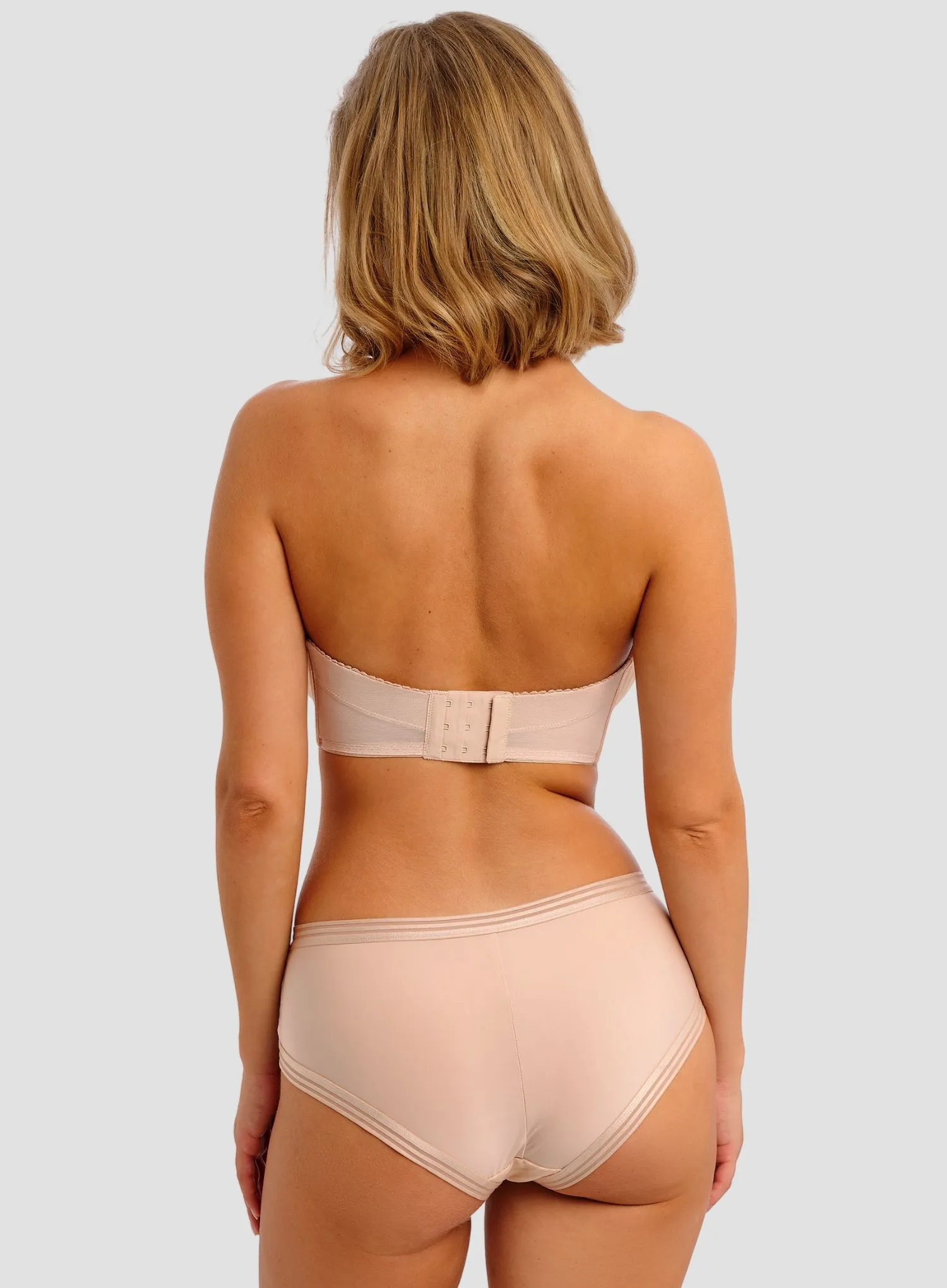 Freya: Tailored Underwired Strapless Moulded Bra Natural Beige - Image 3