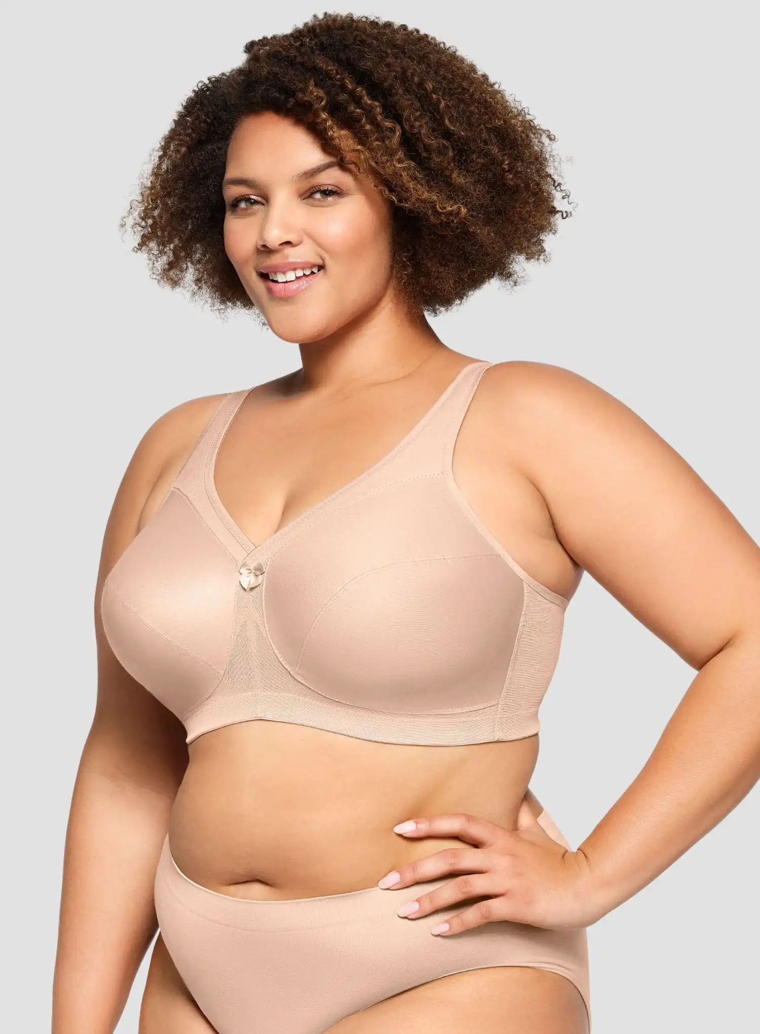Glamorise: Magic Lift Active Support Bra Cafe - Image 3
