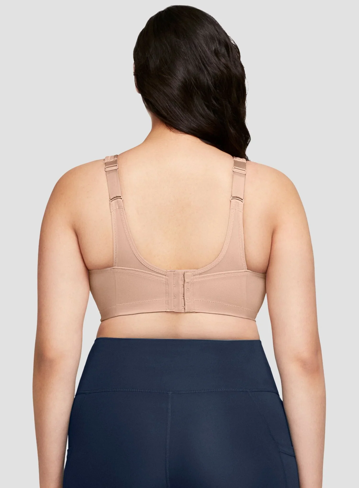 Glamorise: Magic Lift Full Figure Sports Bra Cafe - Image 3