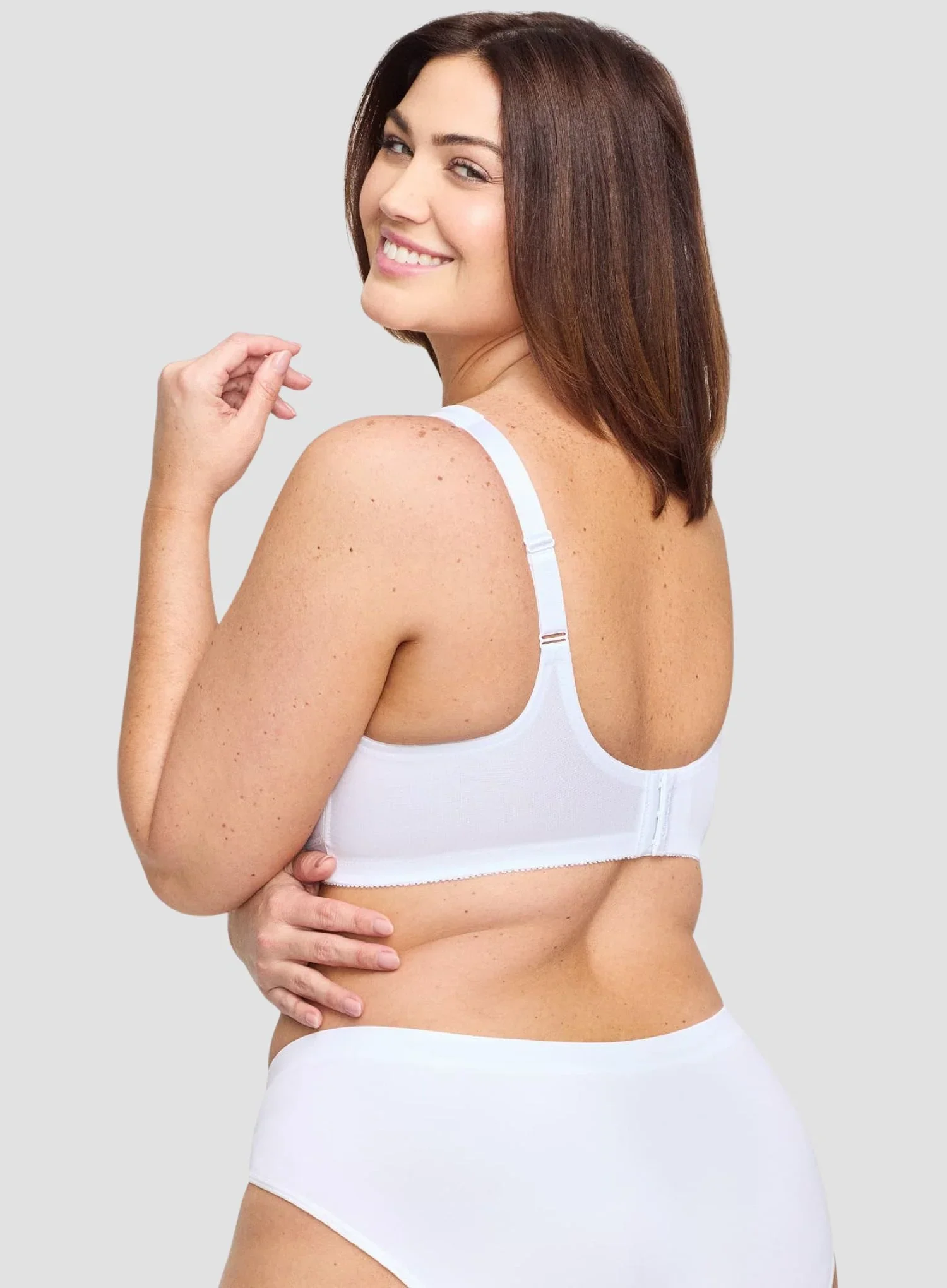 Glamorise: Magic Lift Minimizer Bra White - Image 3