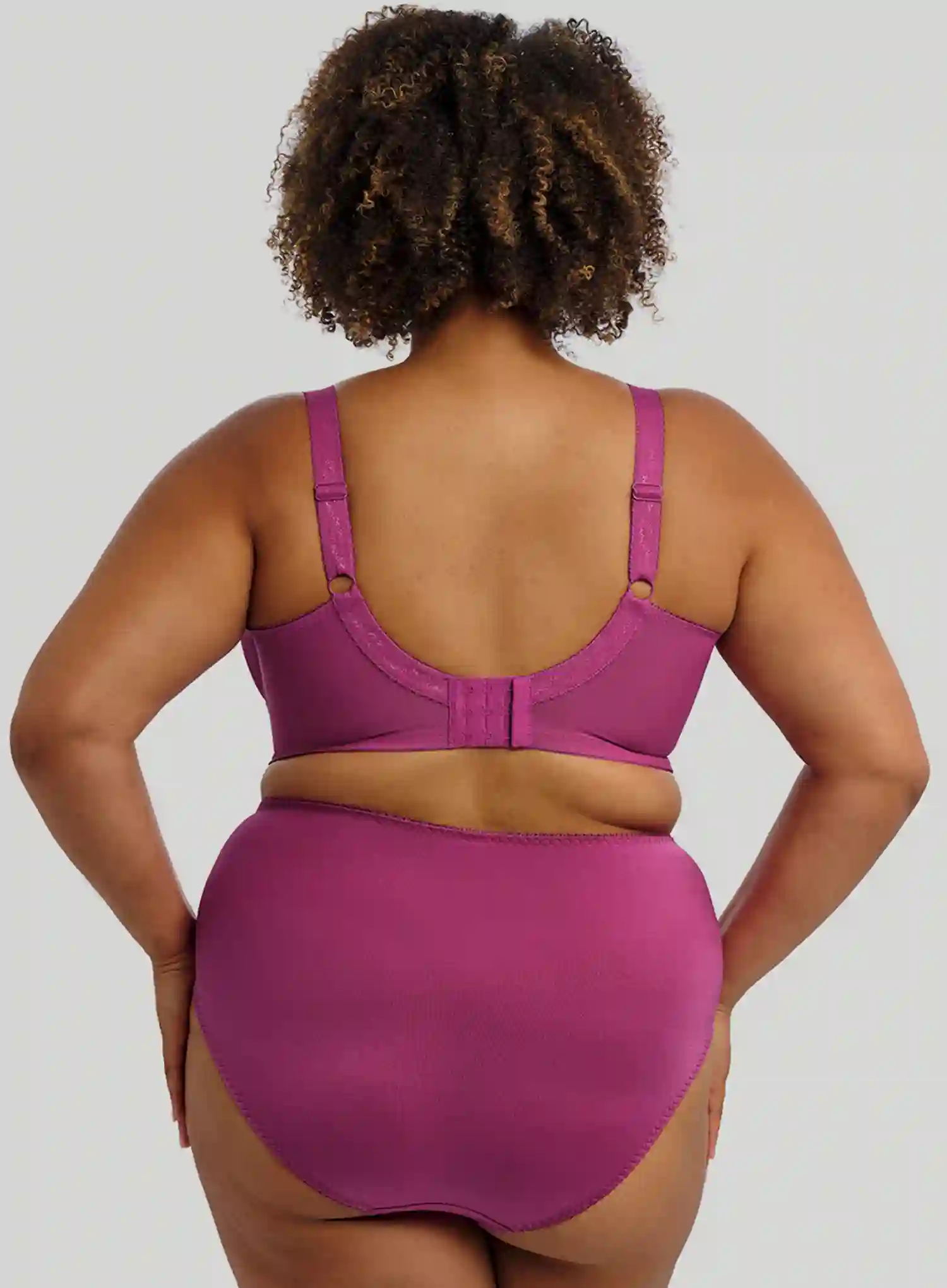 Goddess: Keira Banded Underwired Bra Mulberry - Image 3