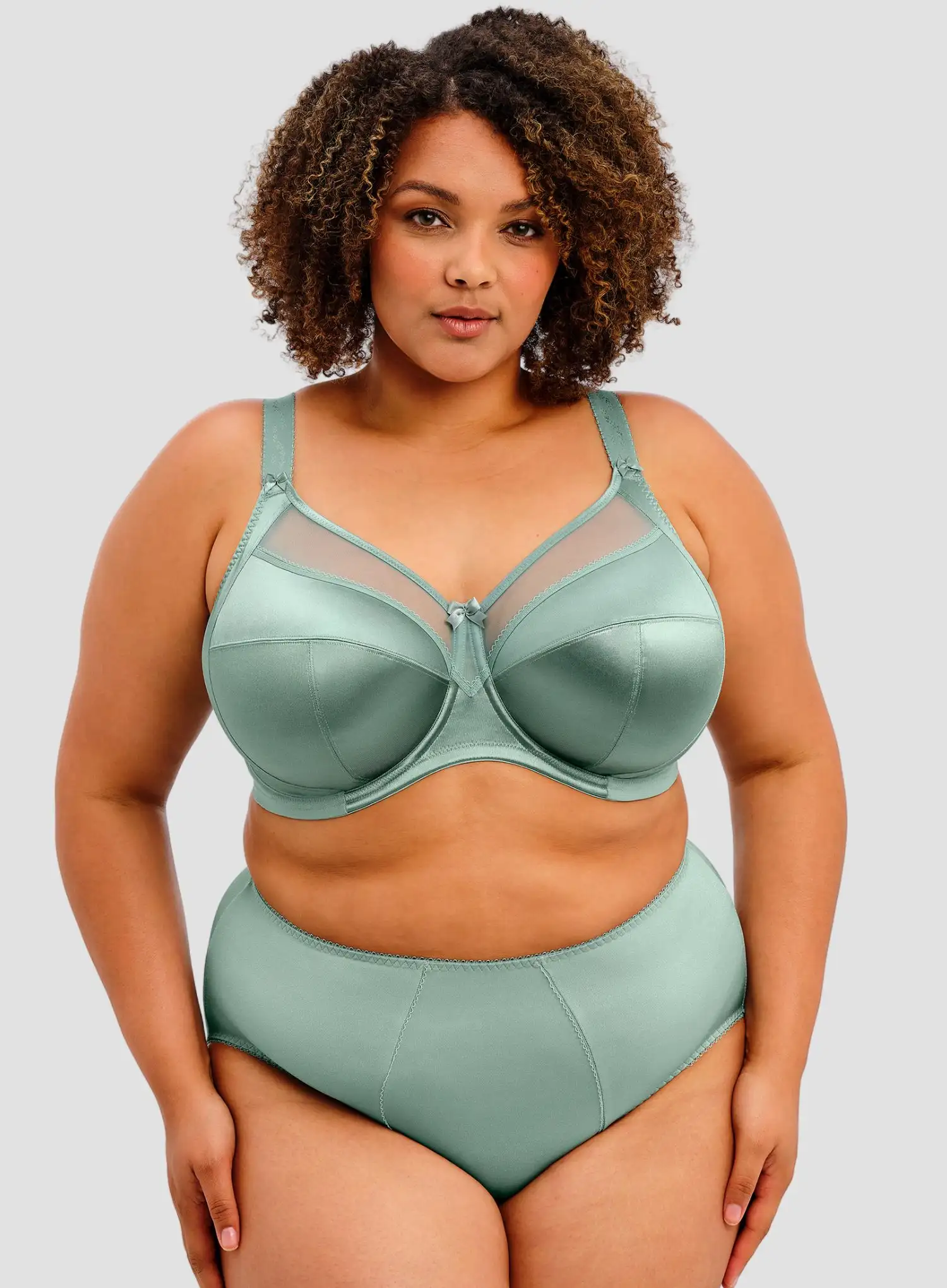 Goddess: Keira Banded Bra Seafoam - Image 2