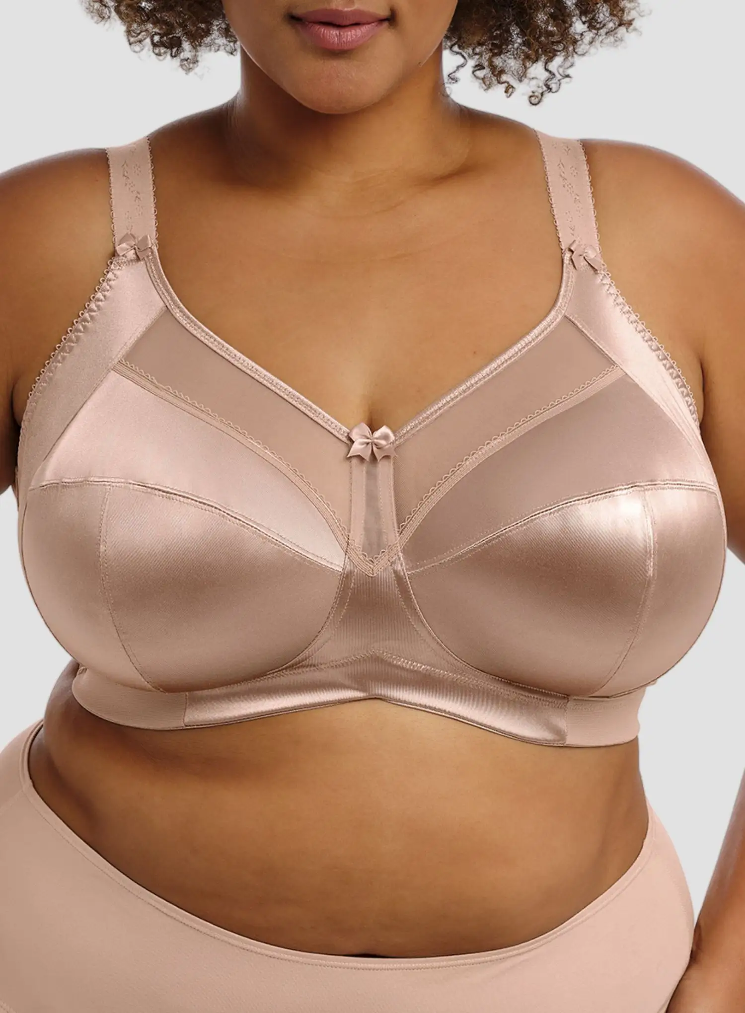 Goddess: Keira Soft Cup Bra Fawn - Image 3