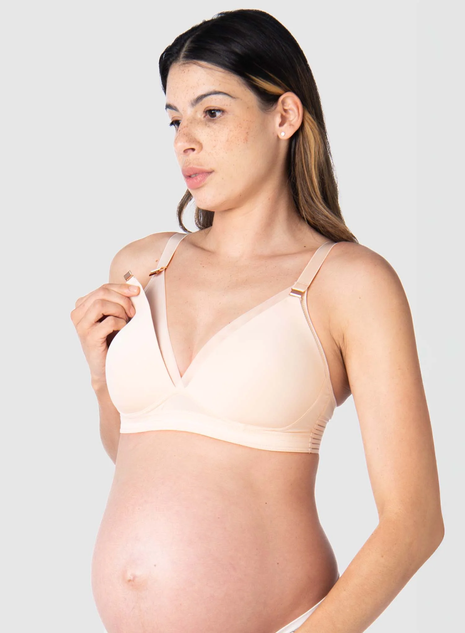 Hot Milk: Ambition Wirefree Smooth Nursing Bra Shell - Image 2