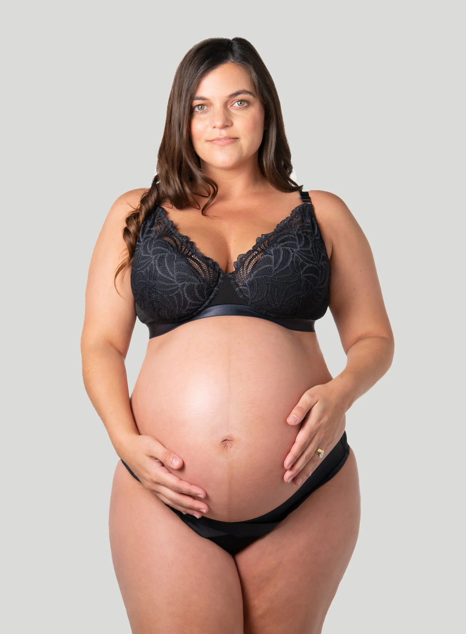Hot Milk: Warrior Plunge Nursing Bra Black - Image 2