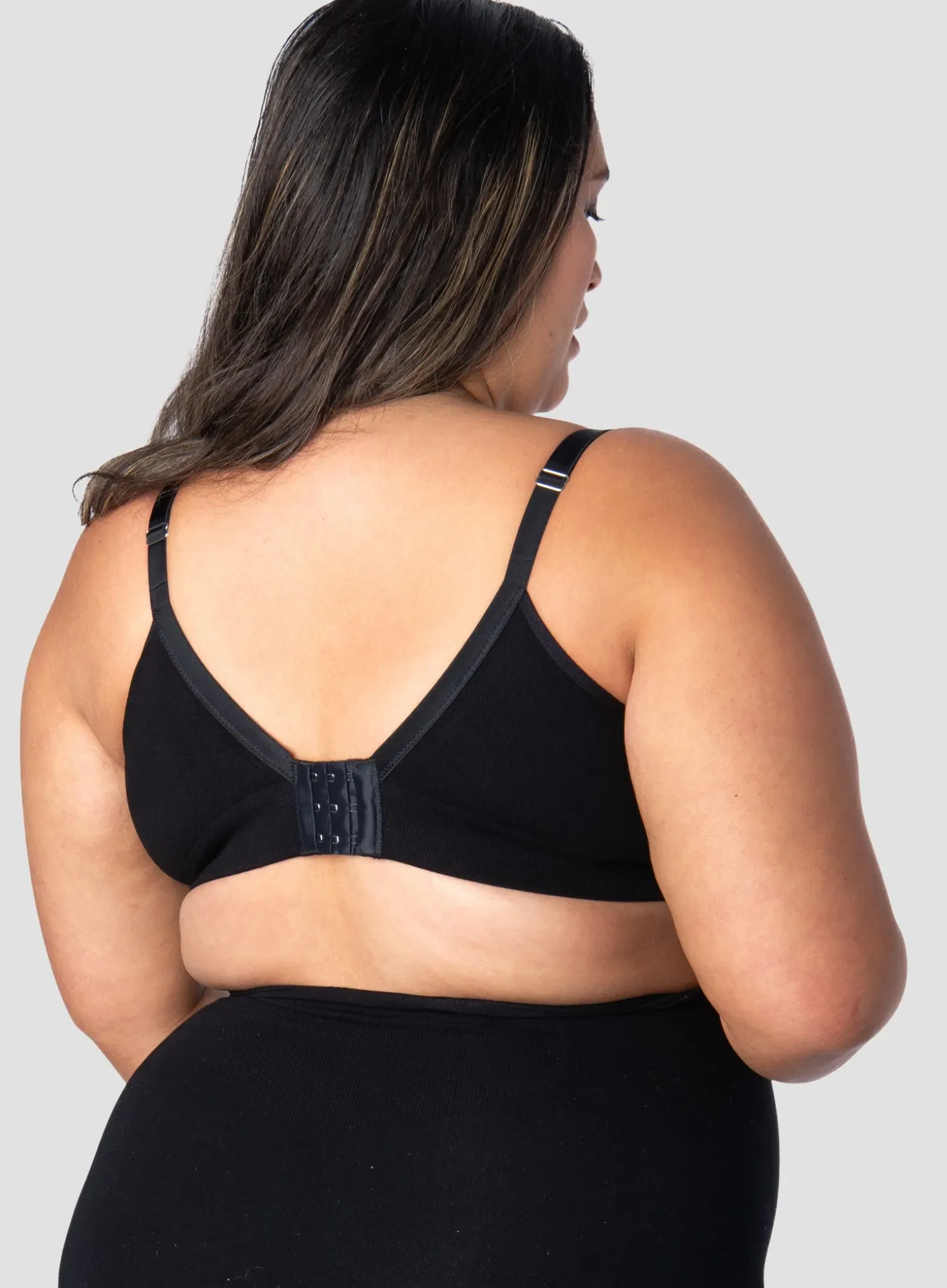 Hotmilk: Caress Flexfit Non Wired Nursing Bra 2.0 Black - Image 2