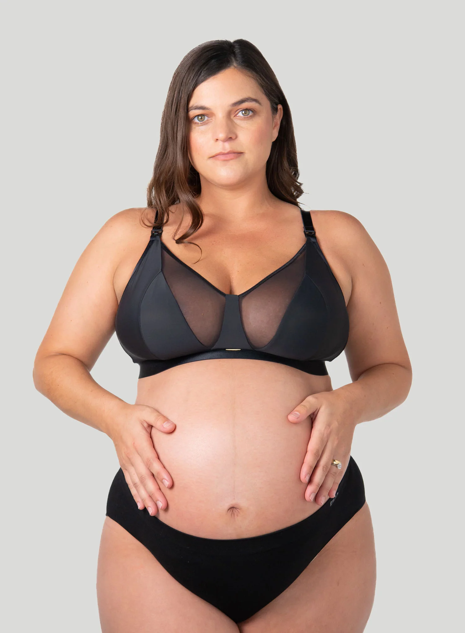 Hotmilk: Flawless Wire Free Nursing Bra Black - Image 4