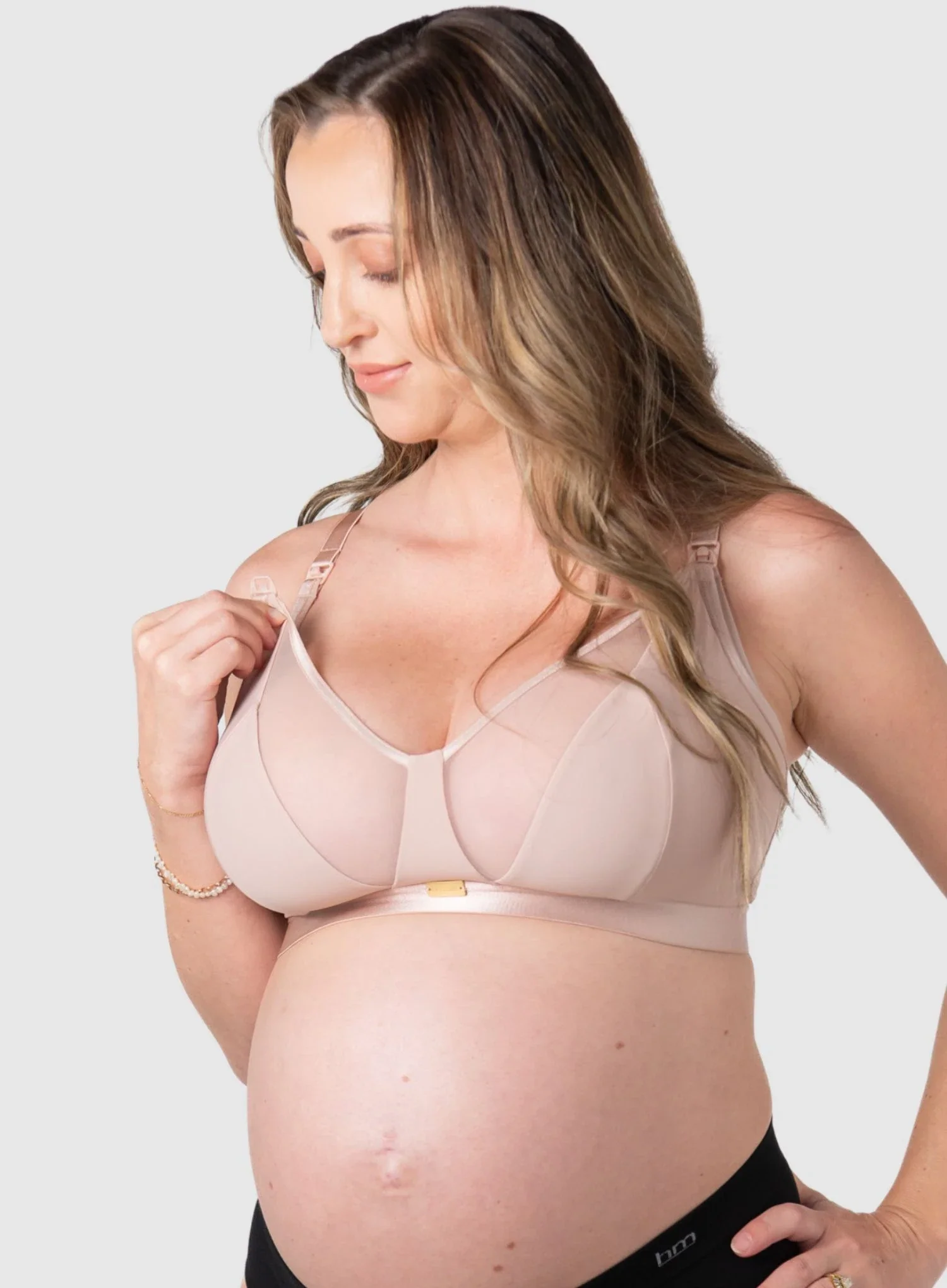 Hotmilk: Flawless Wire Free Nursing Bra Cashmere - Image 4