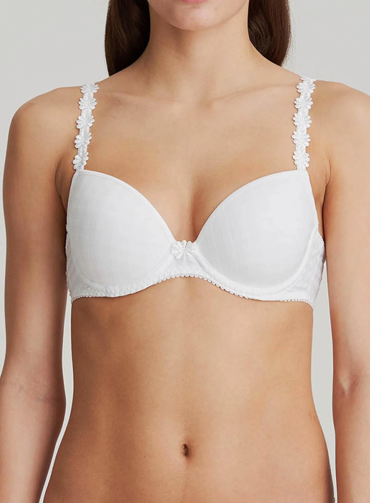 Marie Jo: Avero Padded Plunge Bra White - Image 3