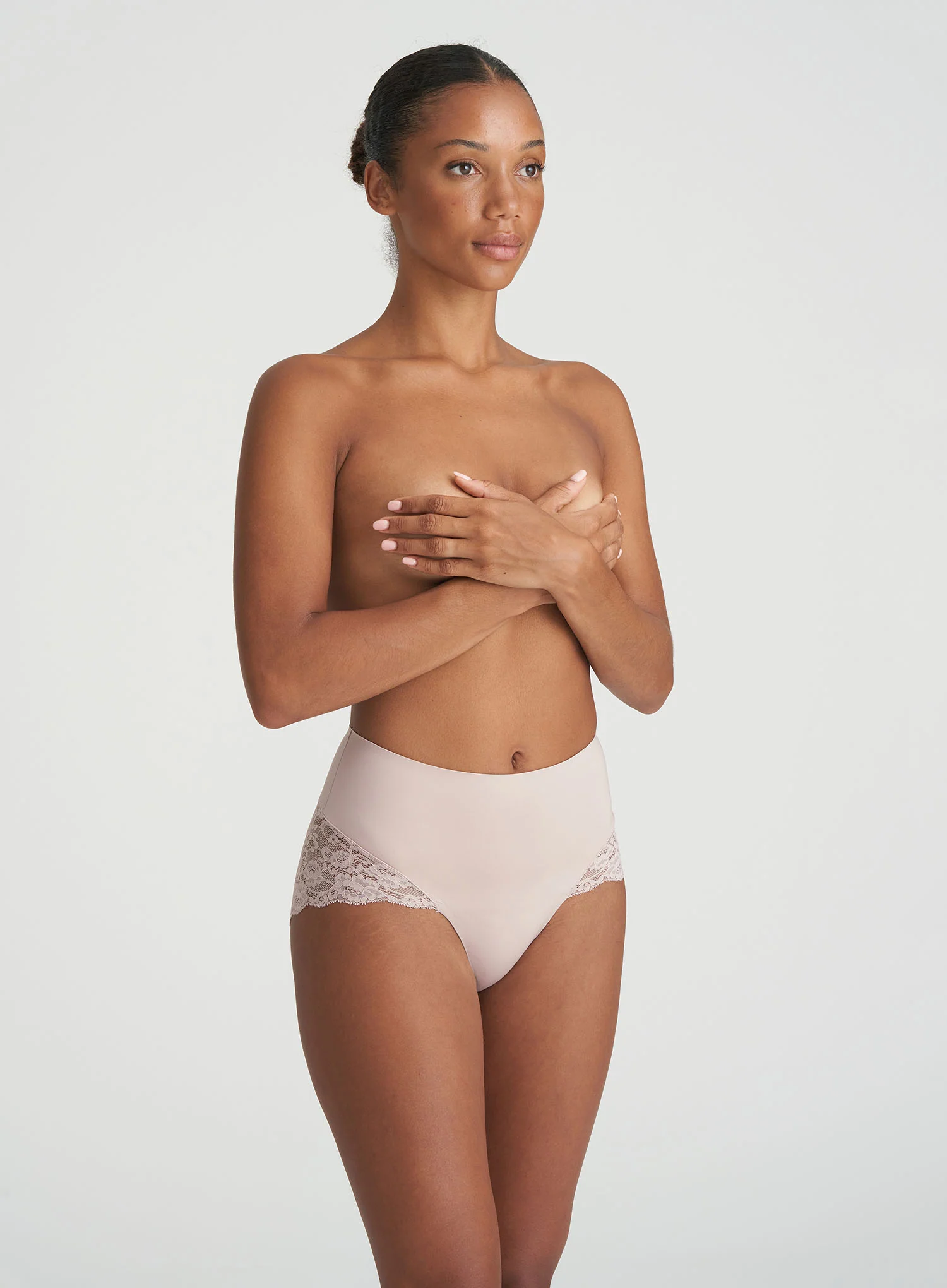 Marie Jo: Color Studio Lace High Waisted Brief Patine - Image 3