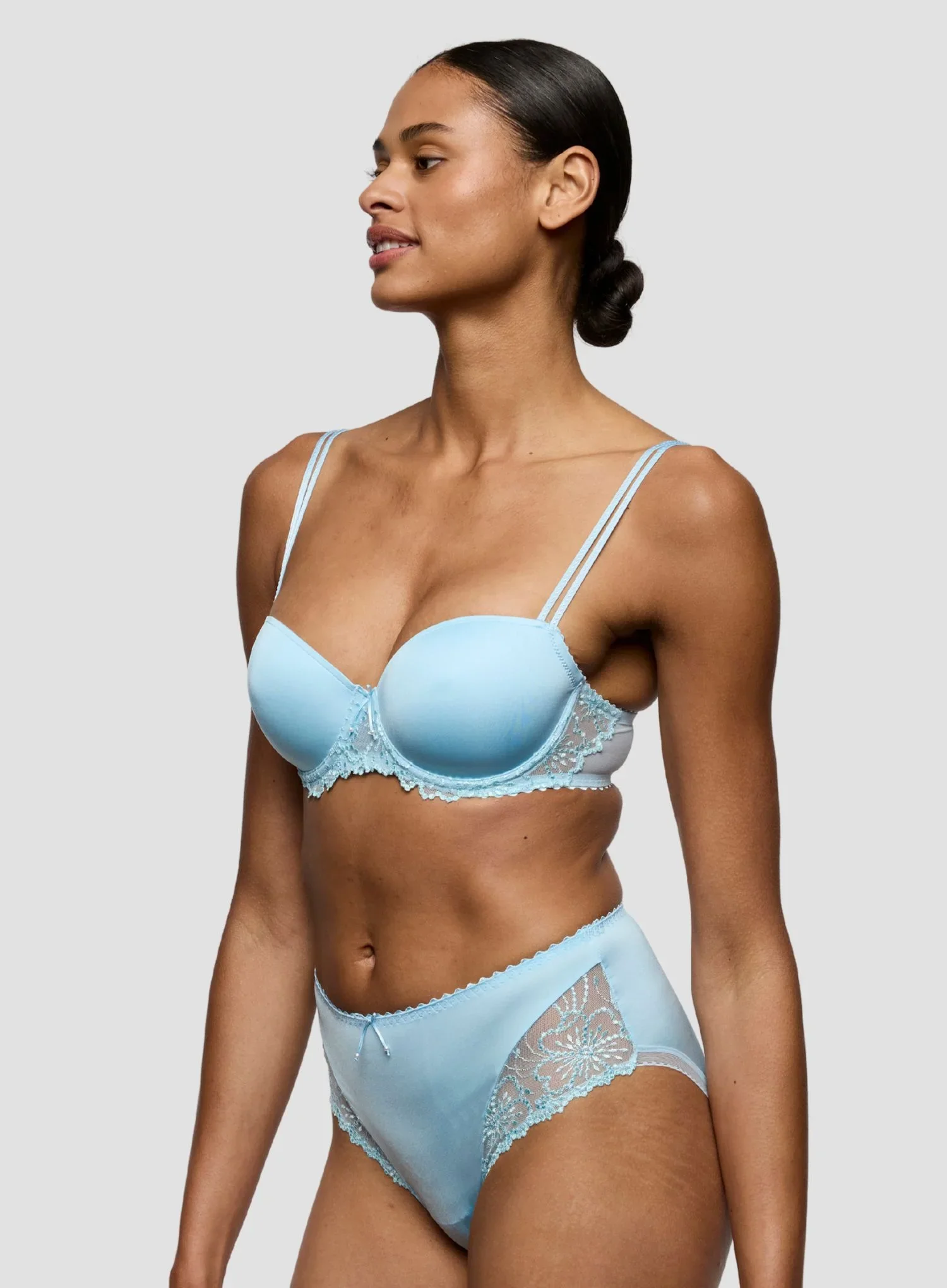 Marie Jo: Jane Padded Balcony Bra Milky Blue - Image 3