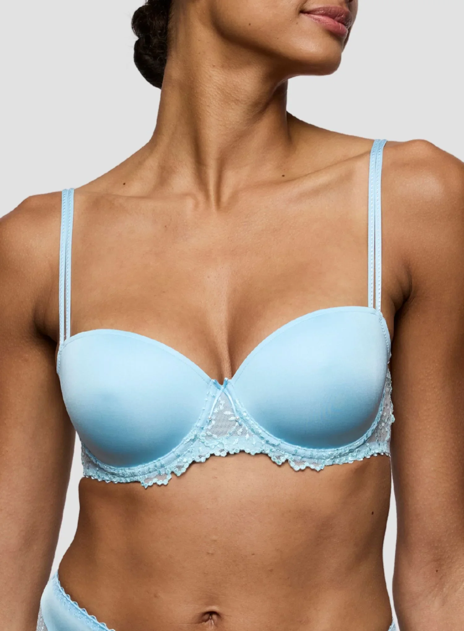 Marie Jo: Jane Padded Balcony Bra Milky Blue - Image 4