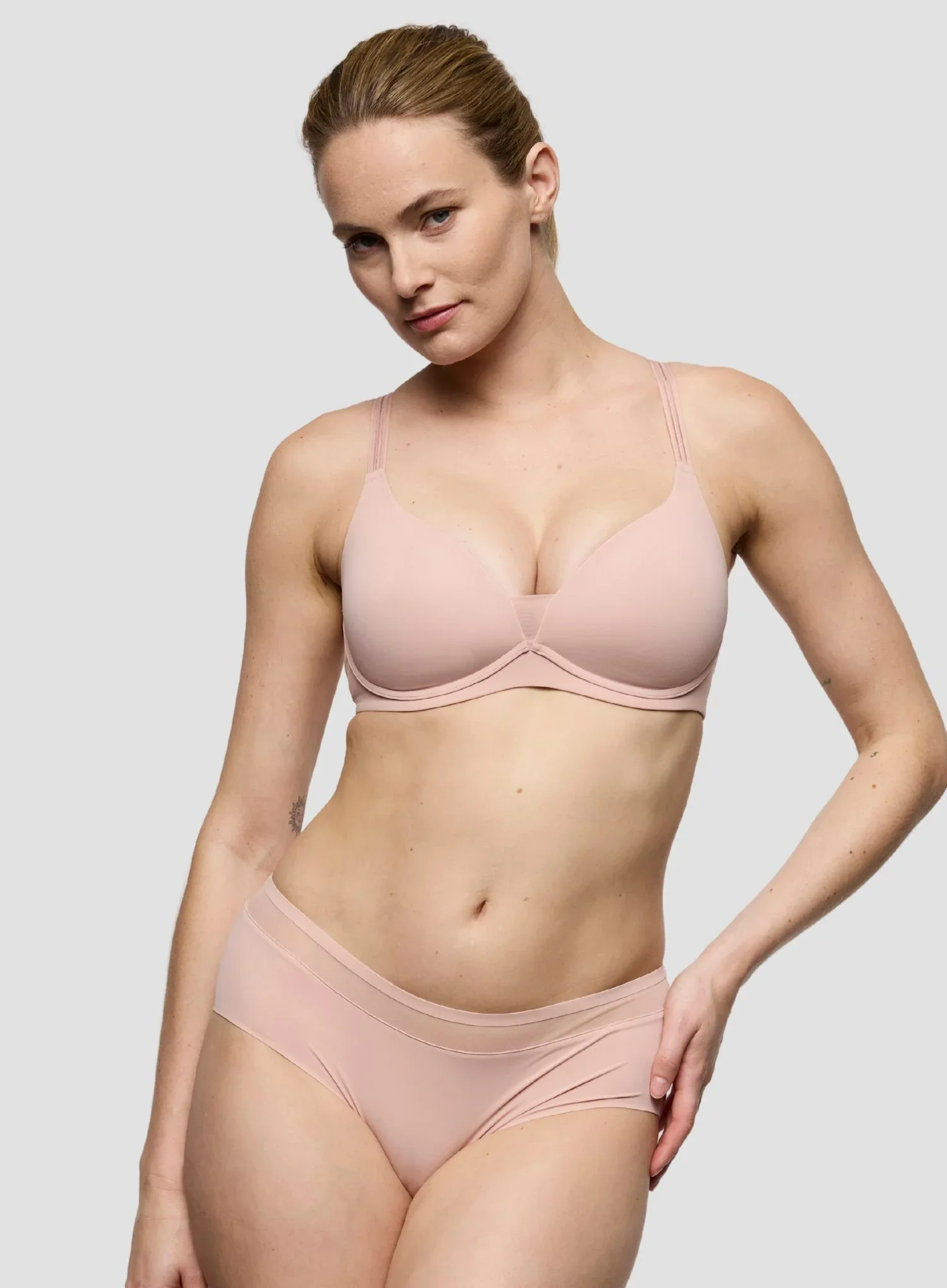 Marie Jo: Louie Non Wired Full Cup Bra Powder Rose - Image 2