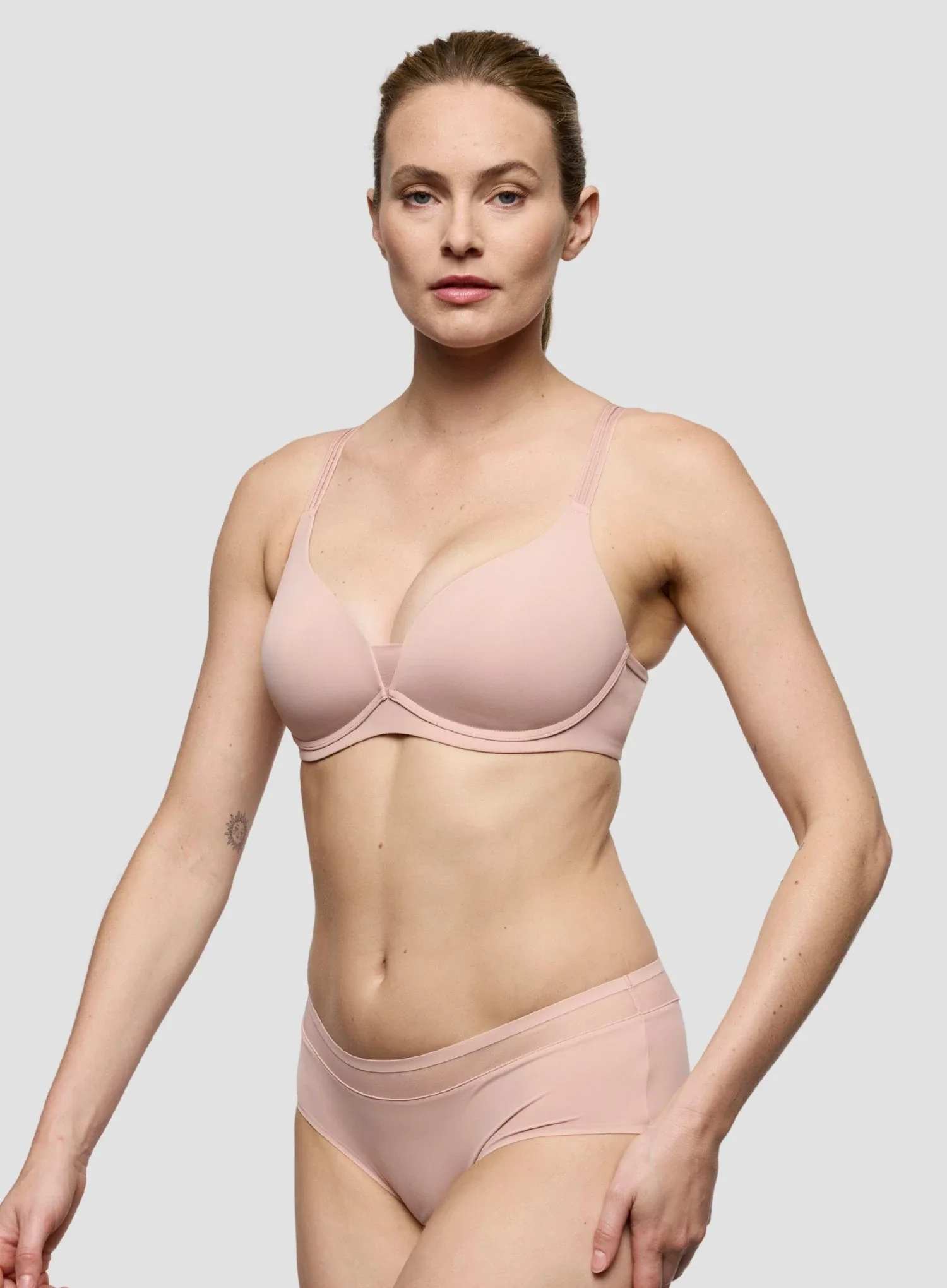 Marie Jo: Louie Non Wired Full Cup Bra Powder Rose - Image 4
