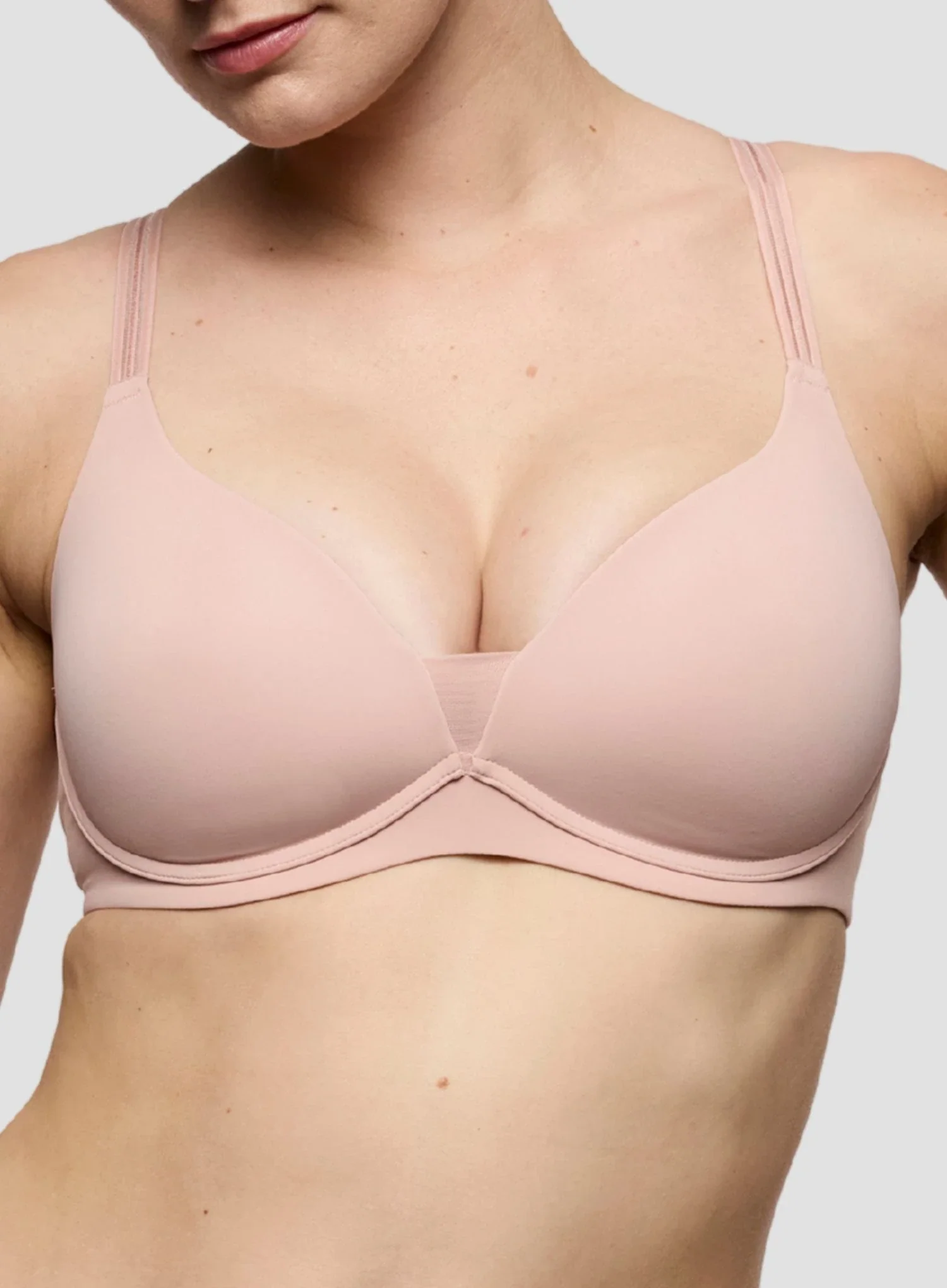 Marie Jo: Louie Non Wired Full Cup Bra Powder Rose - Image 5