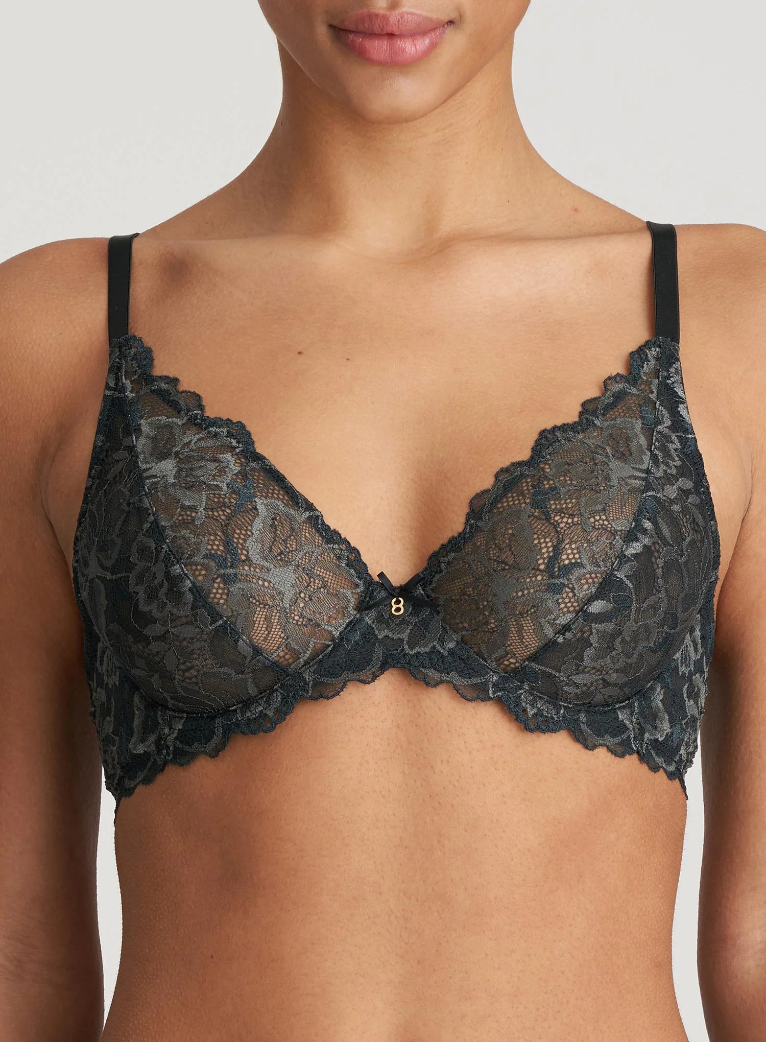 Marie Jo: Manyla Plunge Bra Night Grey - Image 5