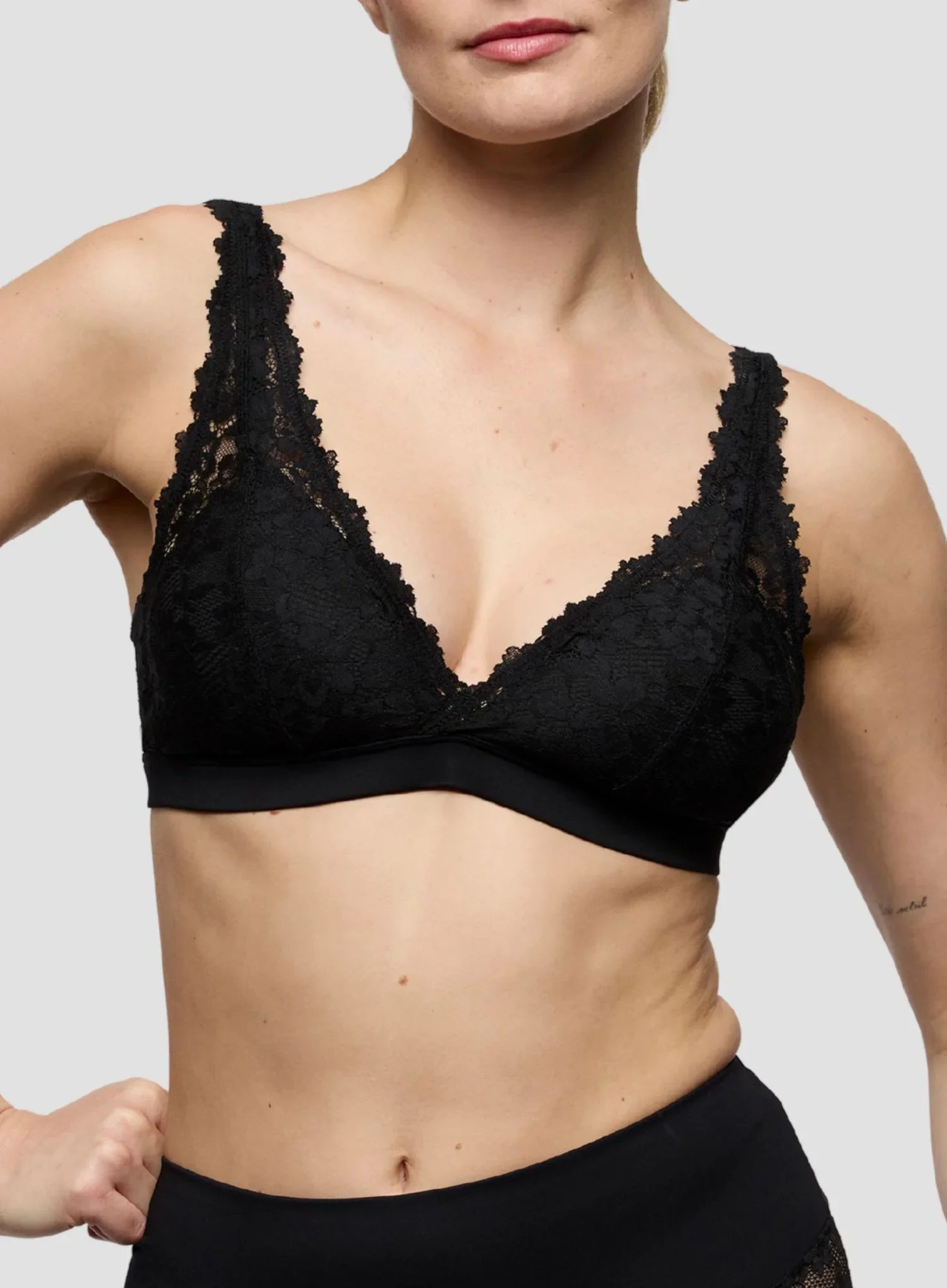 Marie Jo: Soft Studio Padded Wire Free Bralette Black - Image 5
