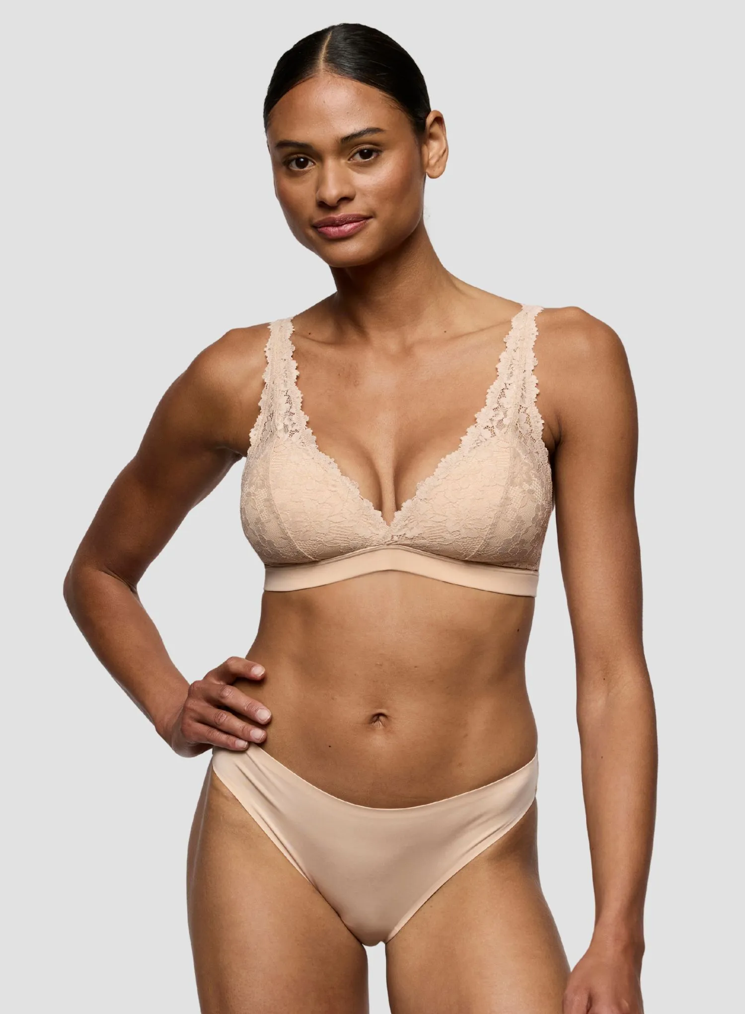 Marie Jo: Soft Studio Padded Wire Free Bralette Caffe Latte - Image 2