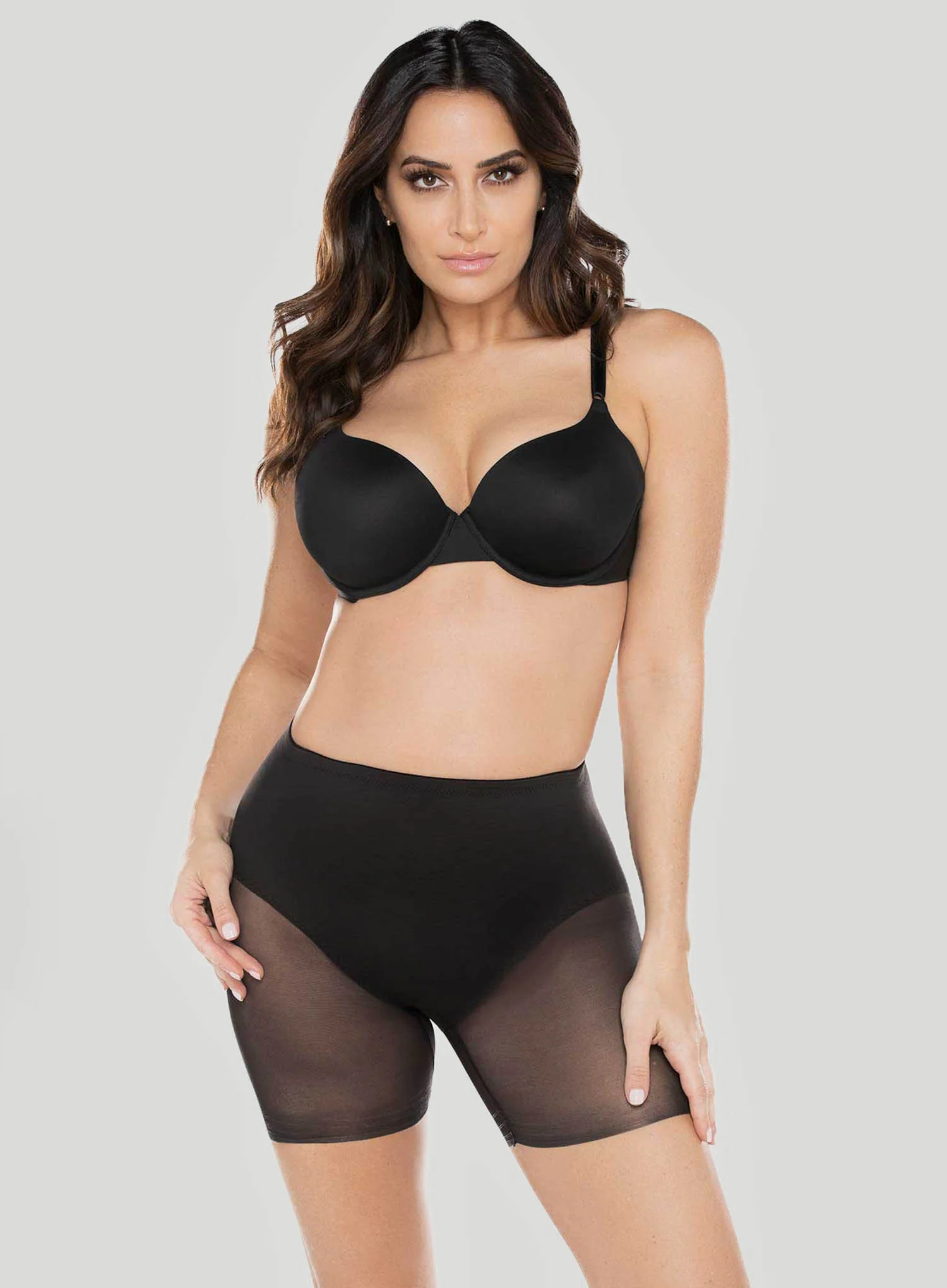 Miraclesuit: Sheer X-Firm Derriere Lift Boyshort Black