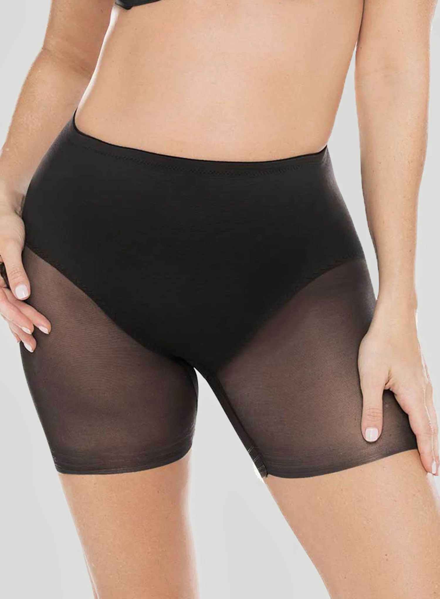 Miraclesuit: Sheer X-Firm Derriere Lift Boyshort Black - Image 4