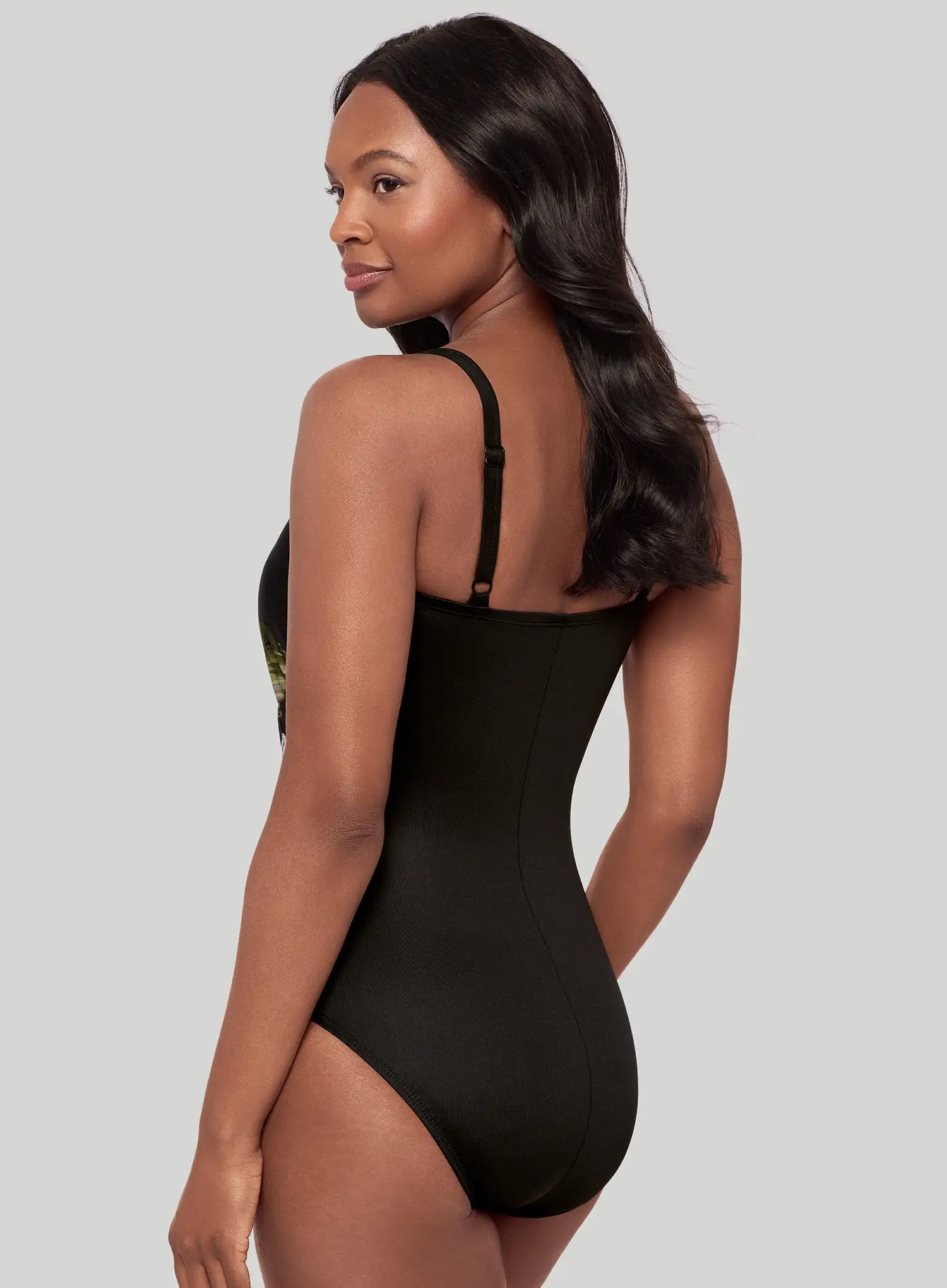Miraclesuit Swimwear: Boca Grande Starr Underwired Shaping One Piece Black Multi - Image 4