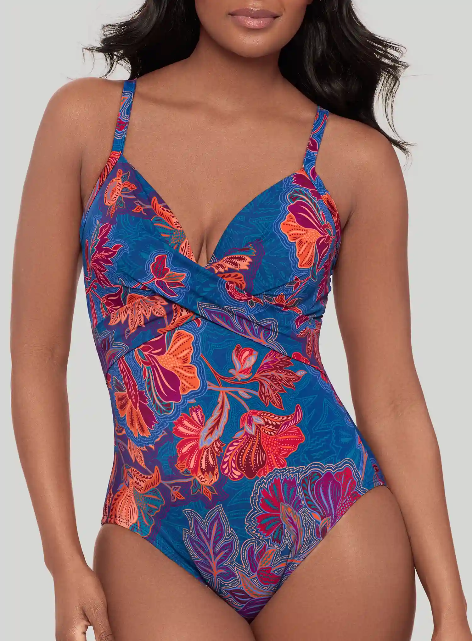 Miraclesuit Swimwear: Decoupage Captivate Underwired Shaping One Piece Multi - Image 5