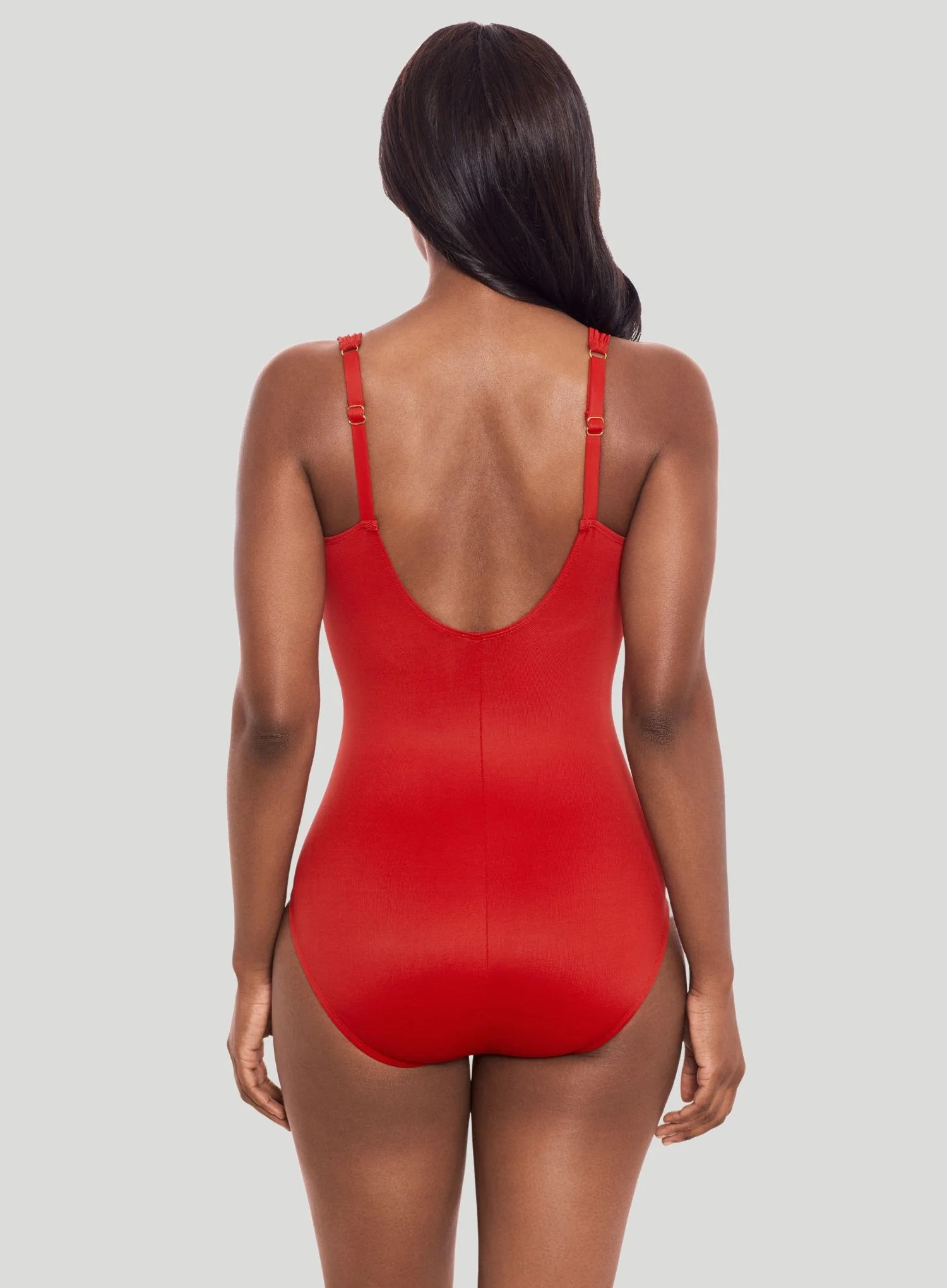 Miraclesuit Swimwear: Razzle Dazzle Siren Shaping One Piece Cayenne - Image 3