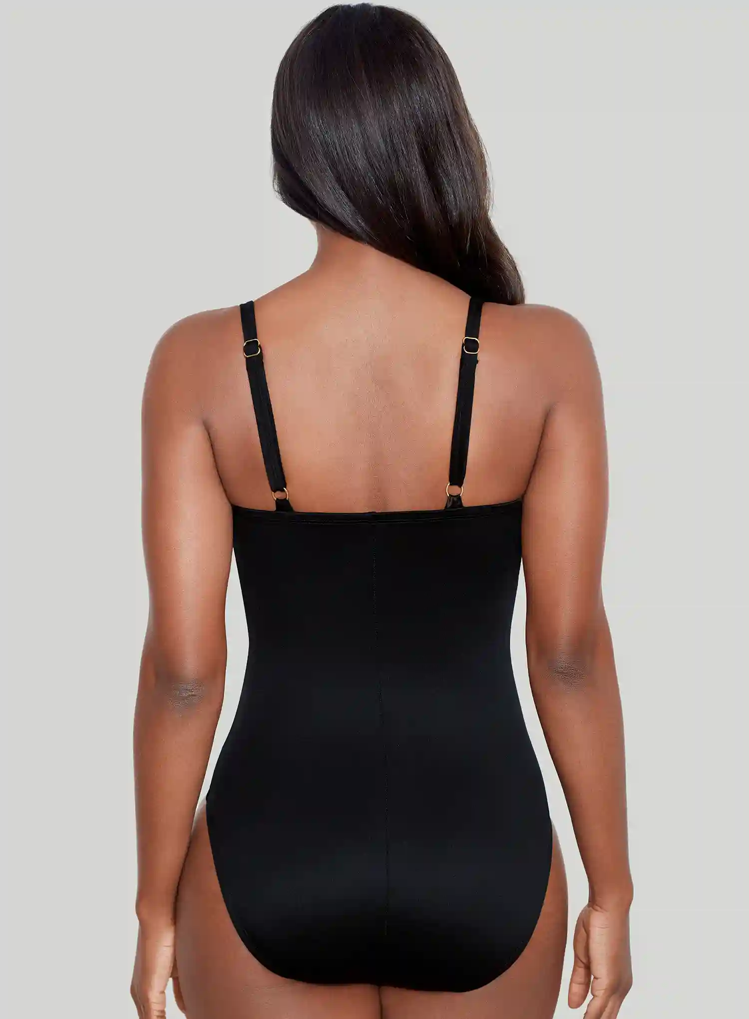 Miraclesuit Swimwear: Rock Solid Starr Underwired Shaping One Piece Black - Image 3