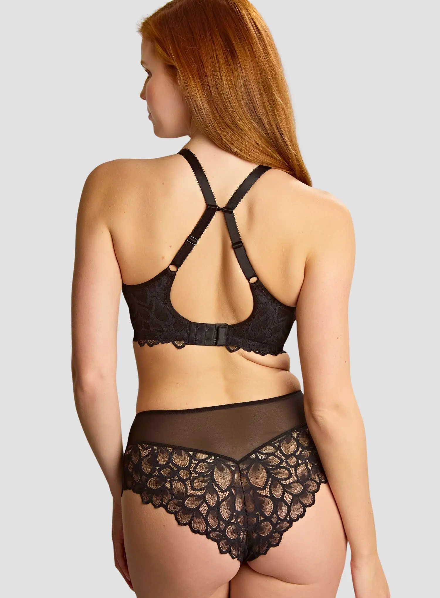 Panache: Allure Underwired Moulded Spacer Bra Black - Image 3